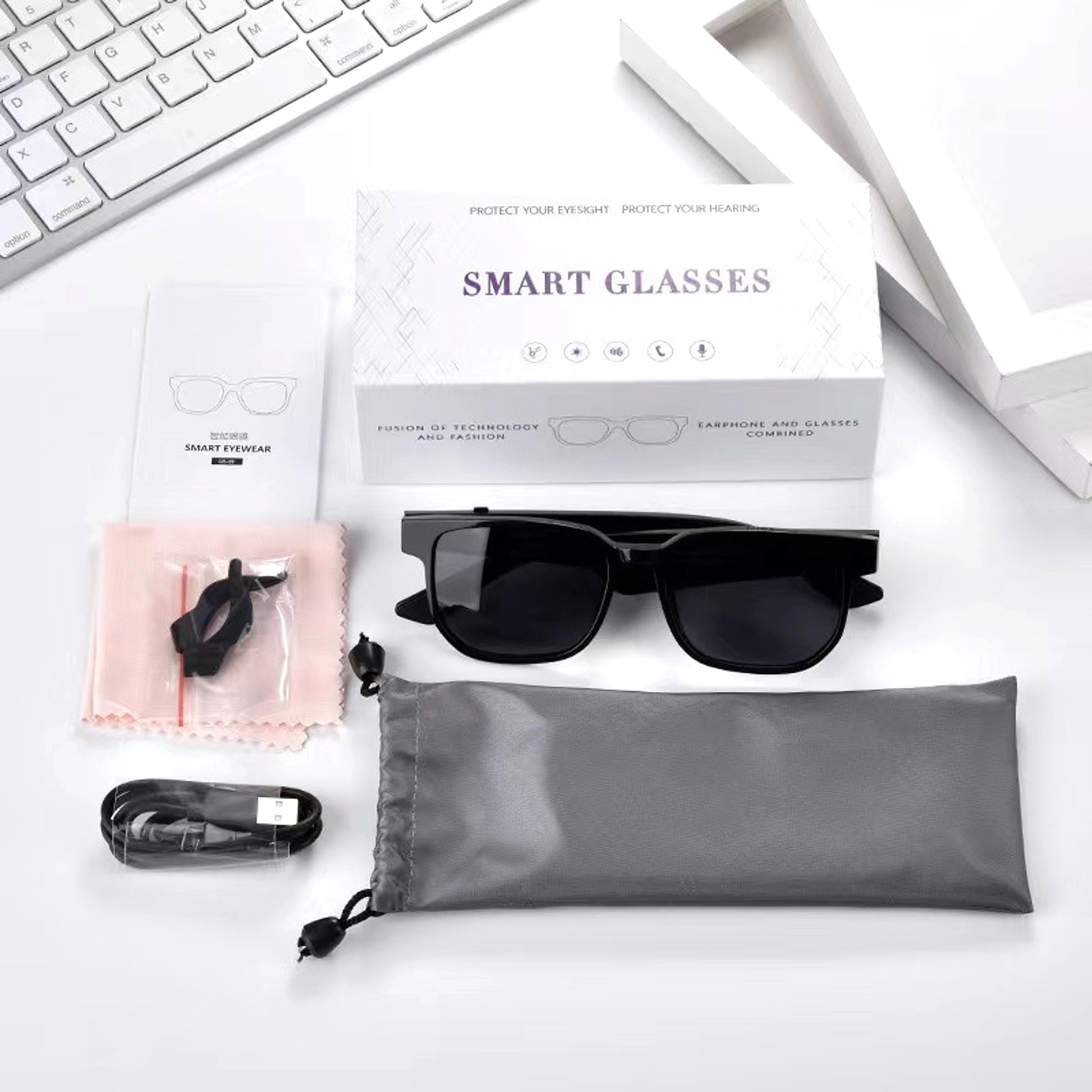 Z. Smart Bluetooth Glasses Call Music Outdoor Accessories - enhanced image 5