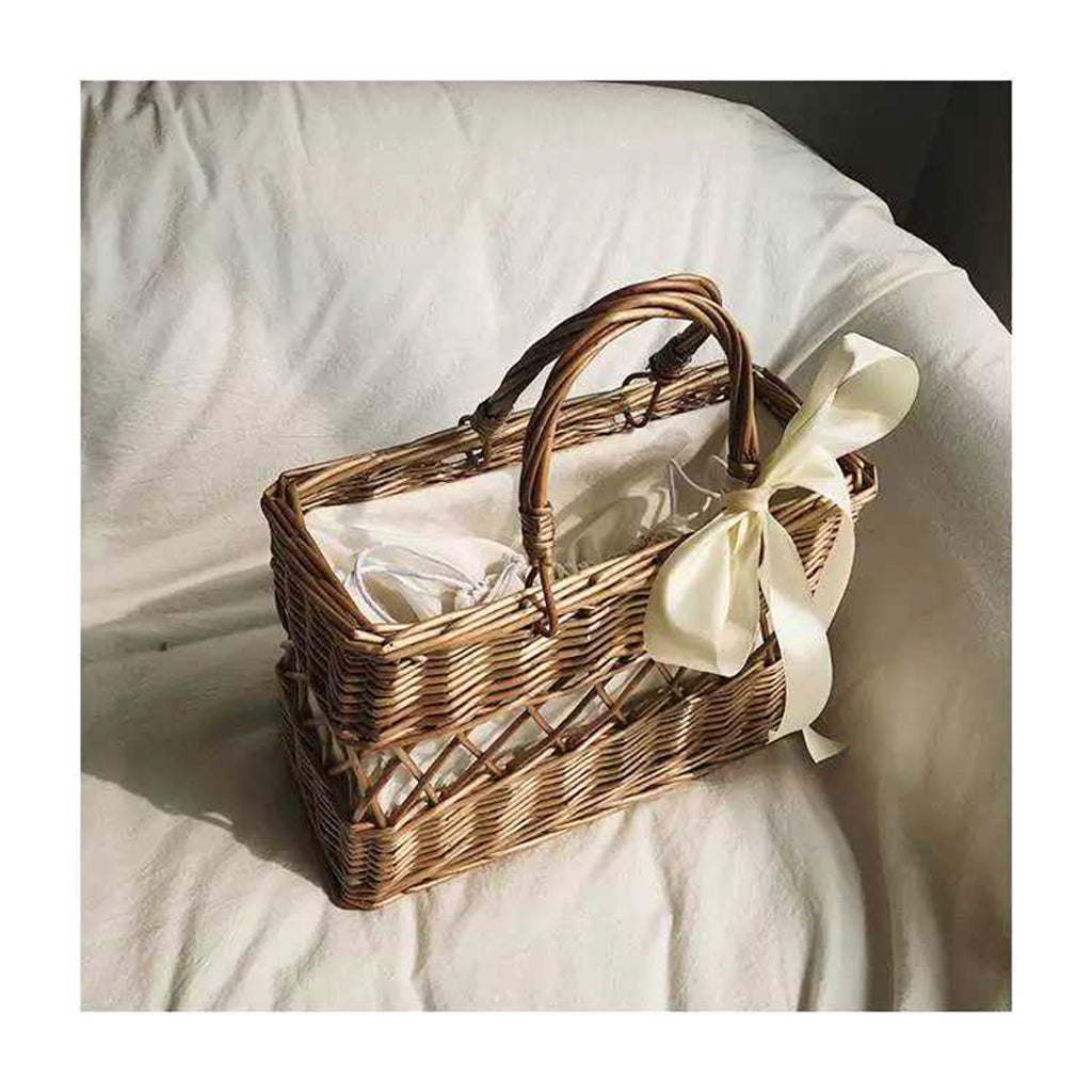 SolunaWeave™ – HollowBlossom Rattan Tote - enhanced image 5