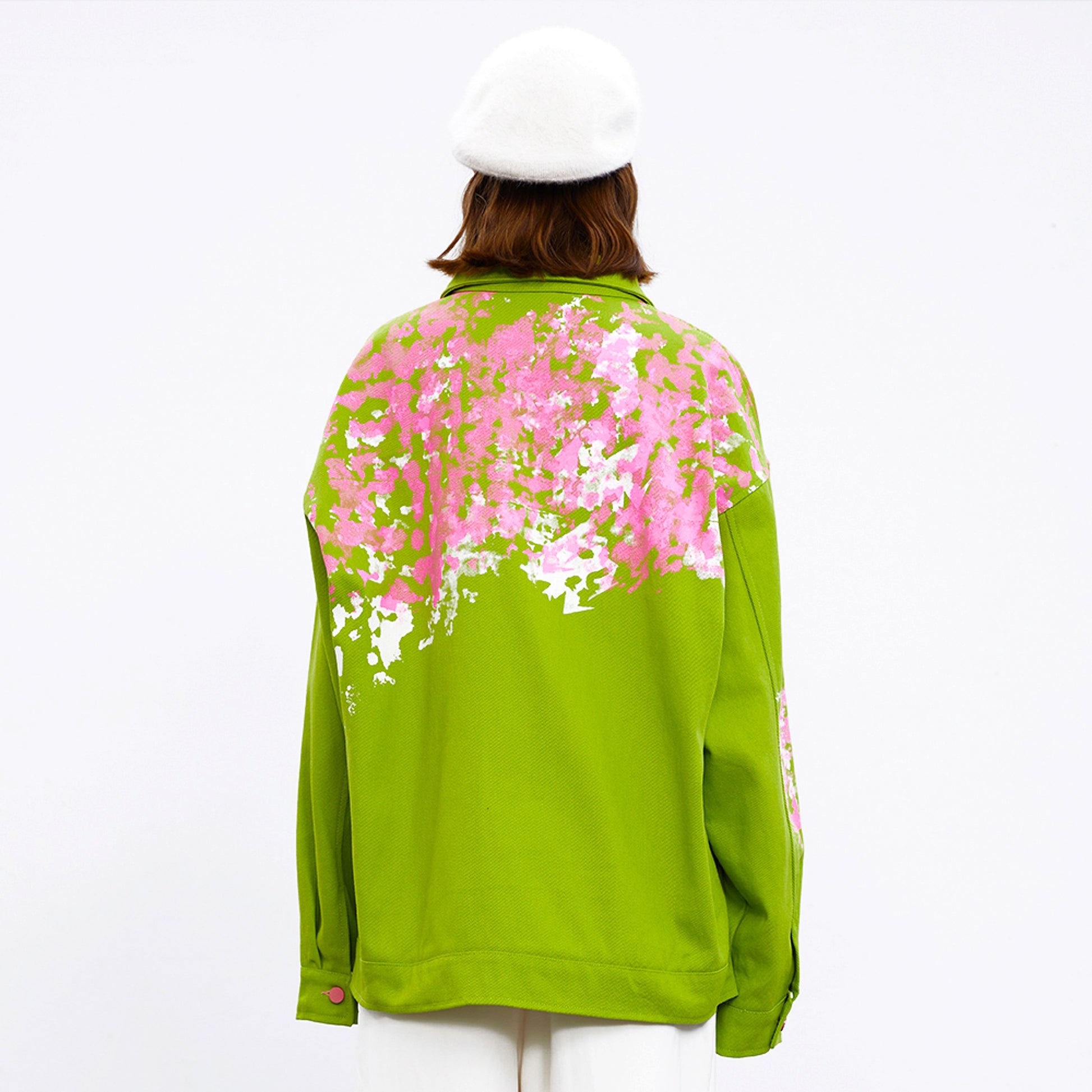 Splash-Ink Workwear Jacket for Men and Women – Modern Streetwear Style - enhanced image 5