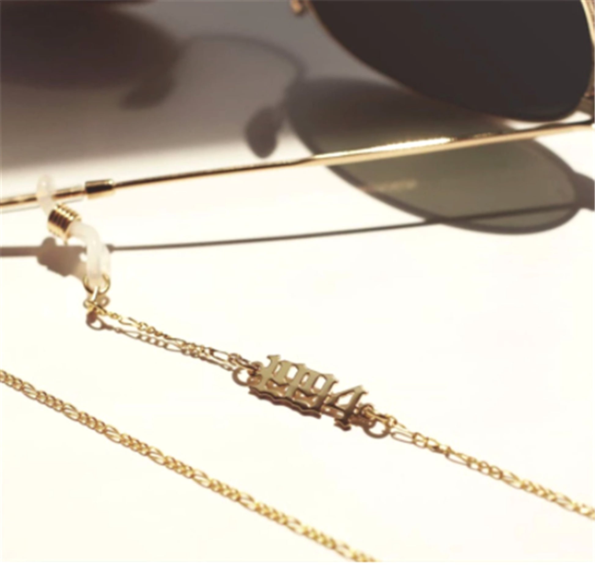 Personalized Stainless Steel Name Glasses Chain – Stylish & Functional Eyewear Accessory - enhanced image 5