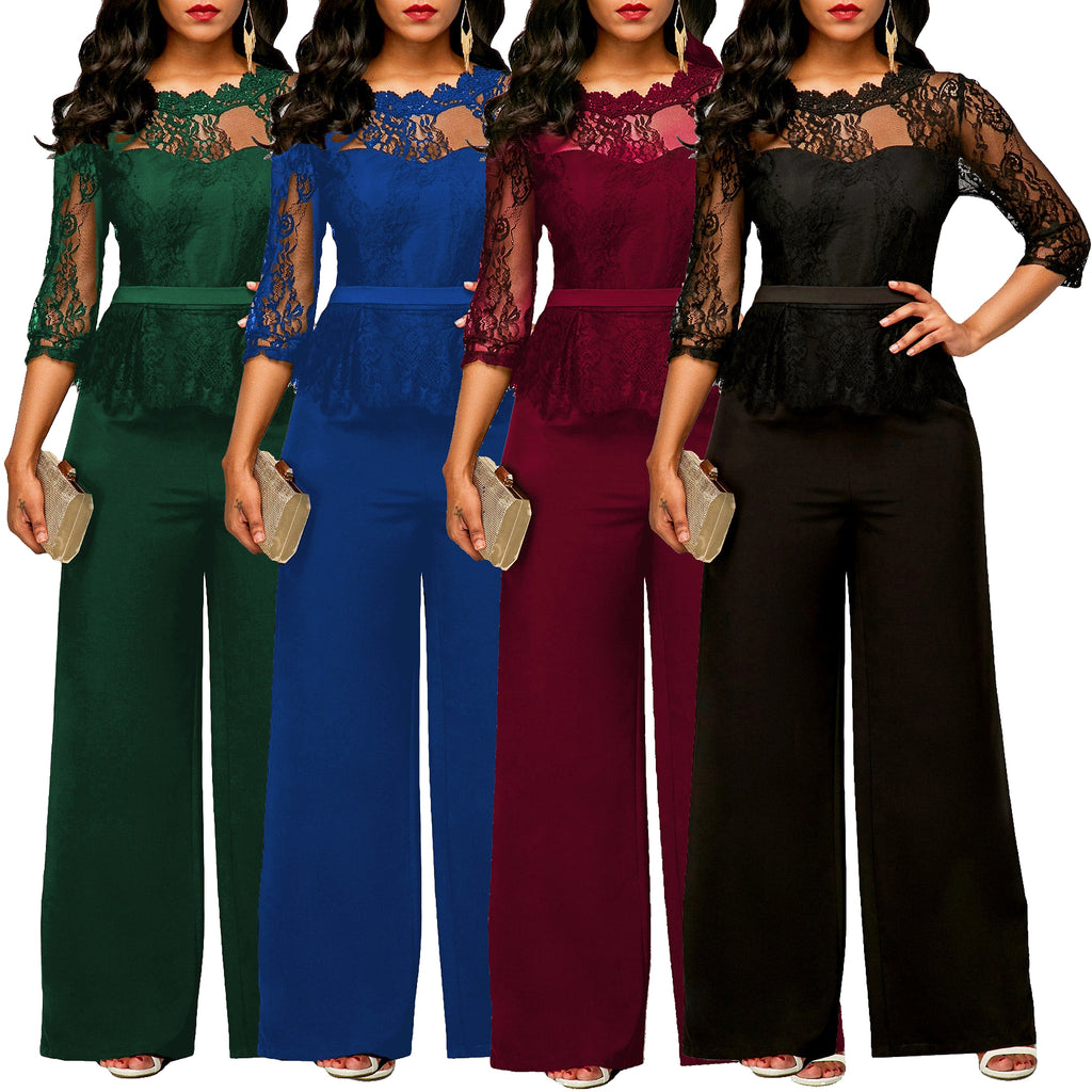Summer Lace Jumpsuit Women's Clothing - enhanced image 5
