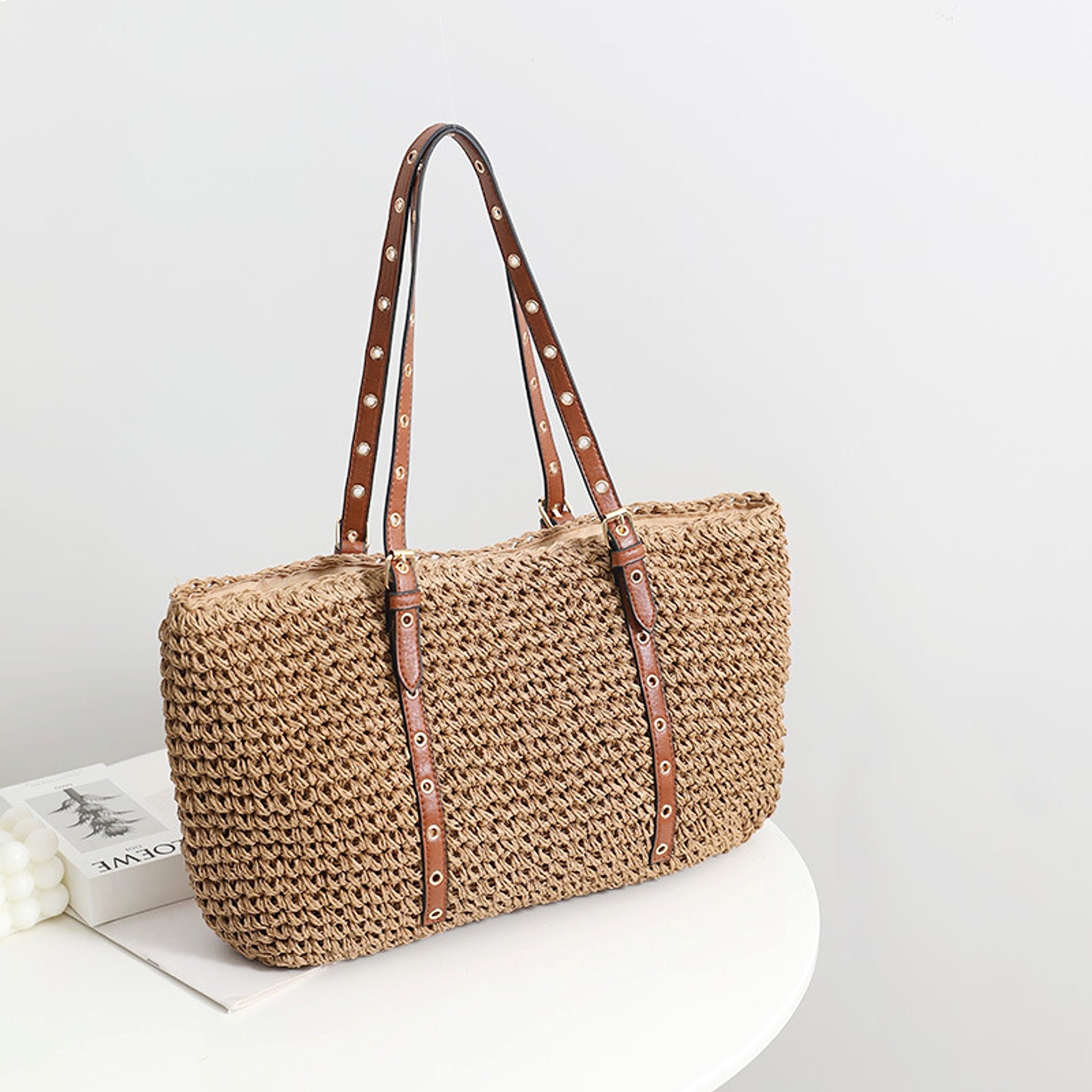 TerraWeave™ Tote – Natural Woven Edition - enhanced image 5