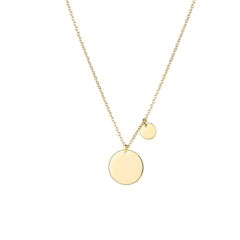 Minimalist Titanium Steel Necklace – Rose Gold Clavicle Chain - enhanced image 5
