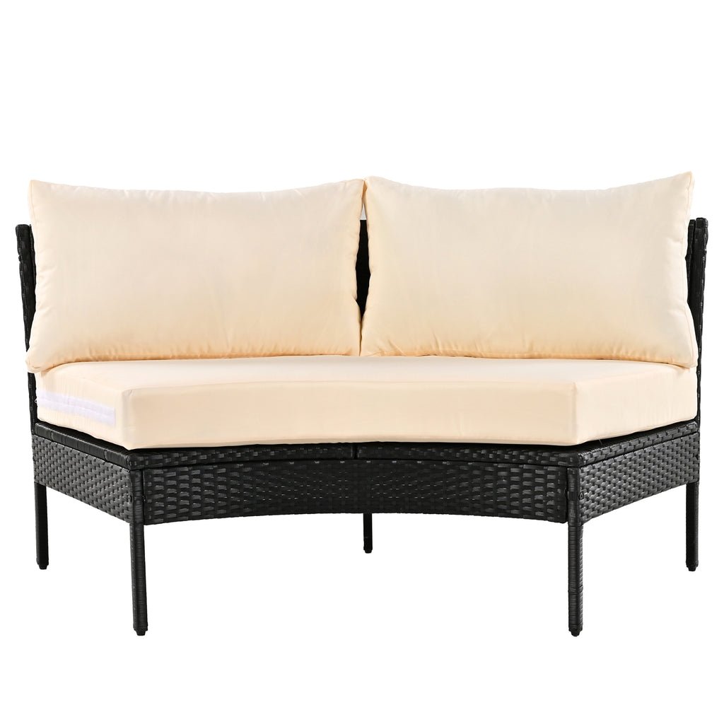 LuneluX_Home – Outdoor Lounge Set - 3 pcs. (Rattan-Waterproof) - enhanced image 5