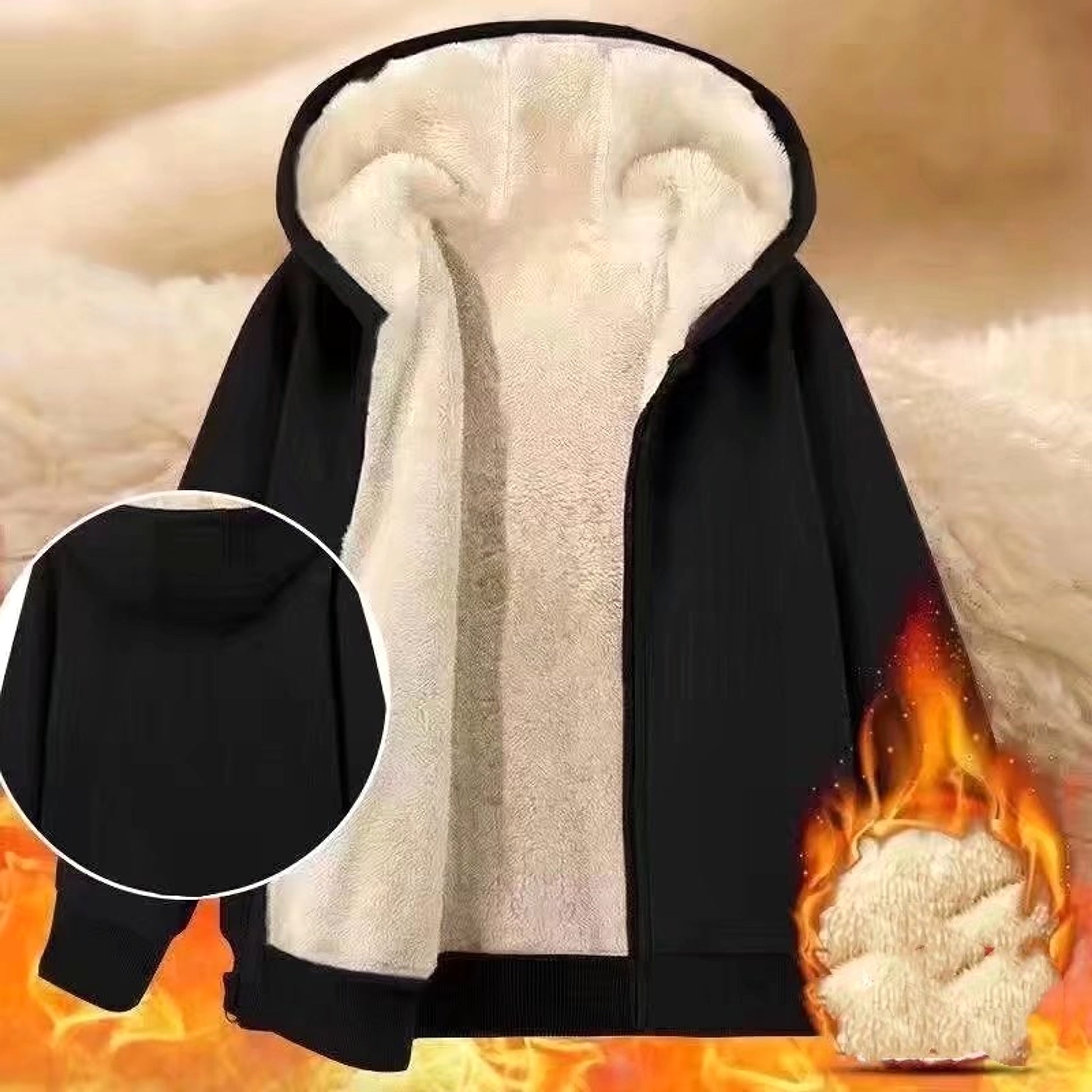 Warm Cold-resistant Couple's Cold-proof Jacket Men - enhanced image 5