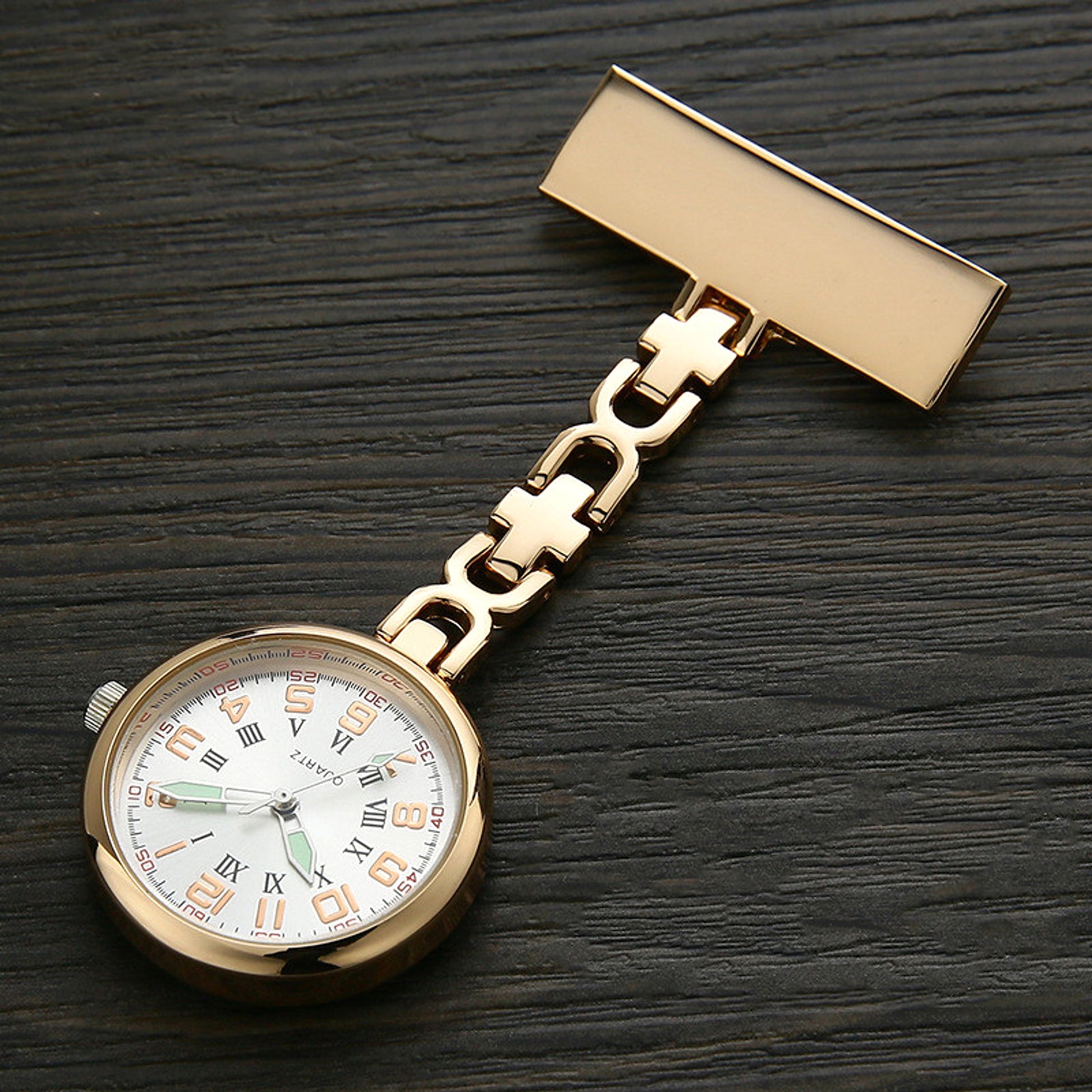 Waterproof Doctor & Nurse Clip-On Chest Watch – Medical Lapel Timepiece - enhanced image 5