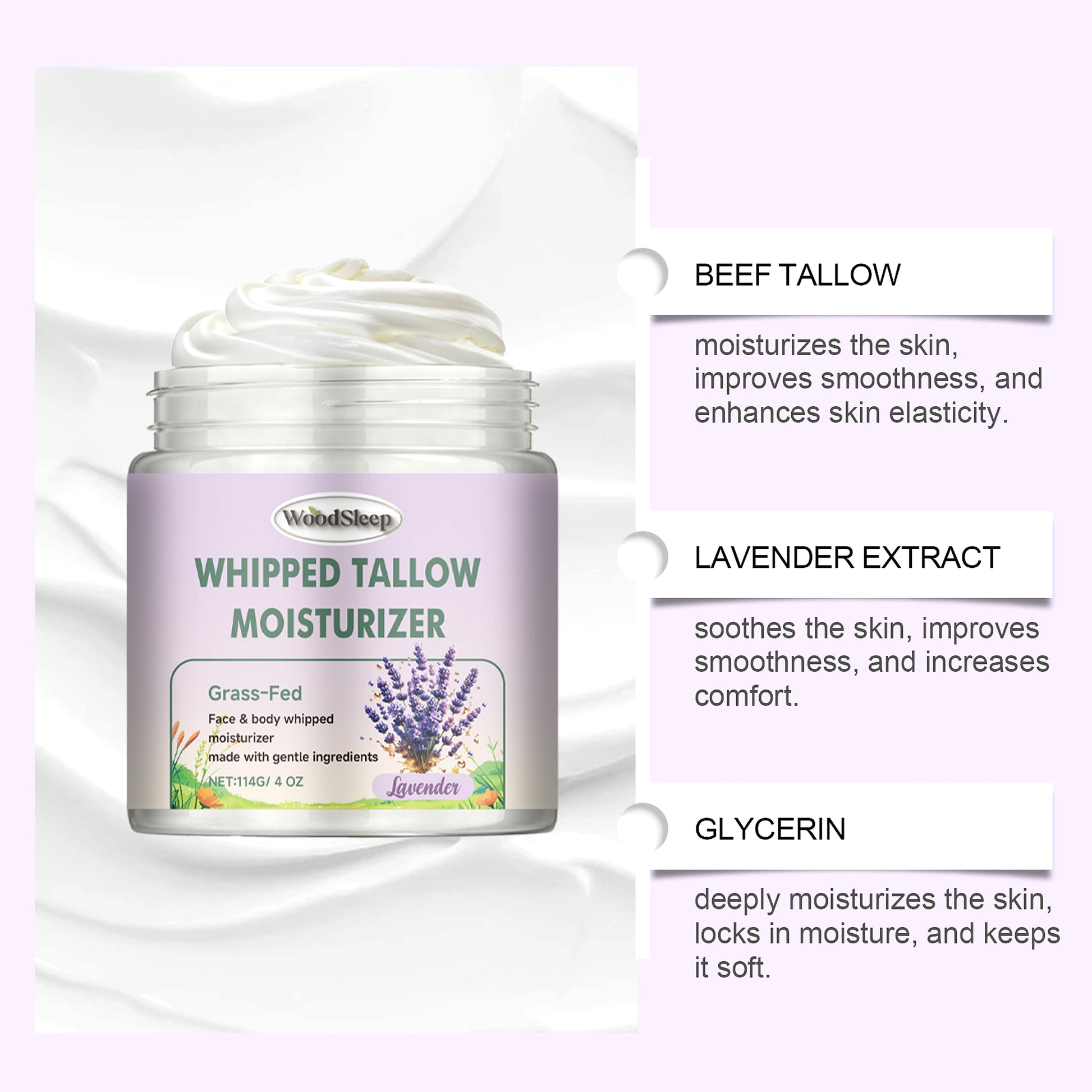 Whipped Tallow Moisturizer – Natürlich gepflegt mit Rindertalg (114g) - enhanced image 5