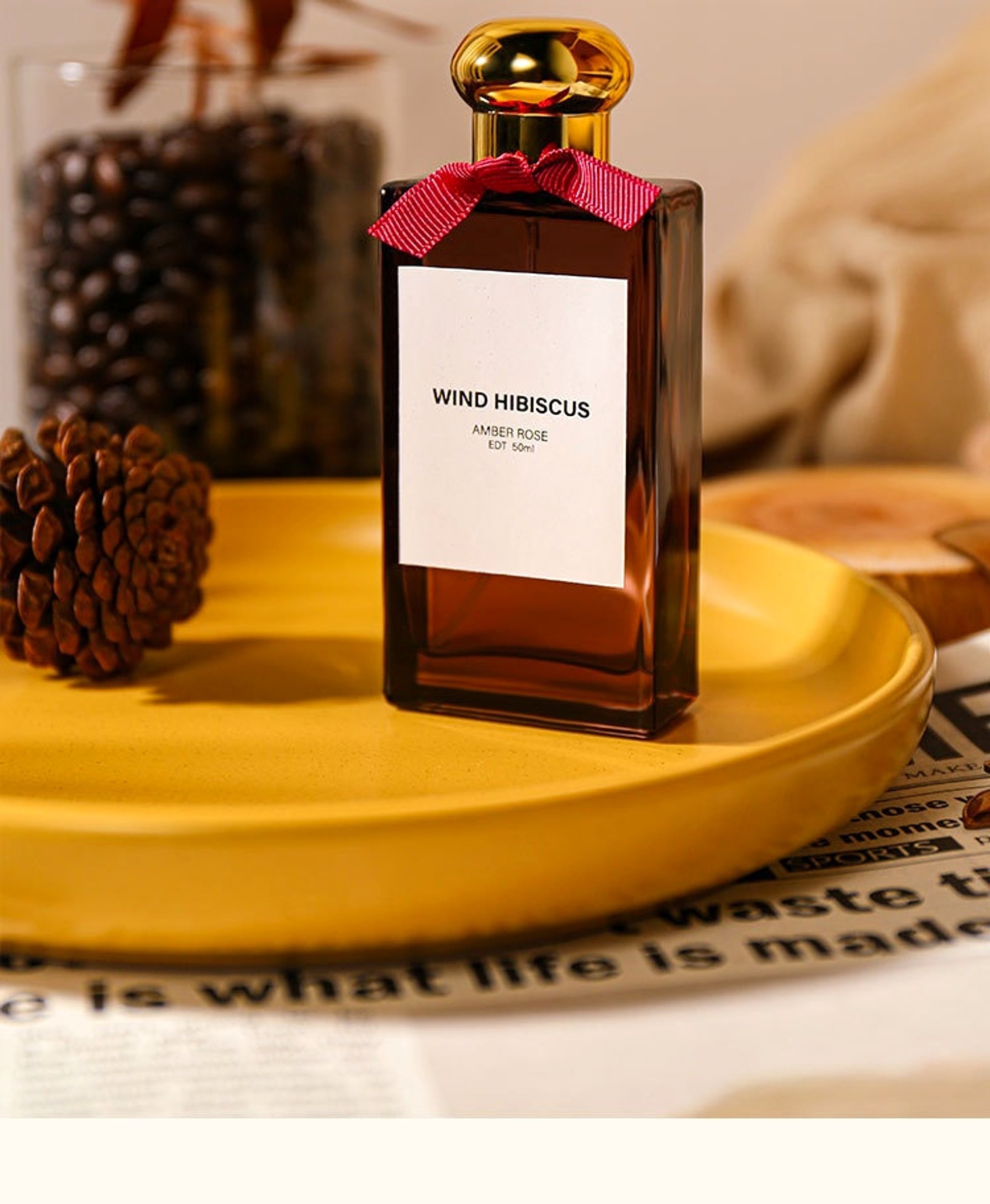 Wind Hisbiscus Niche Amber Rose Water Ladies Long-lasting Light Perfume - enhanced image 5