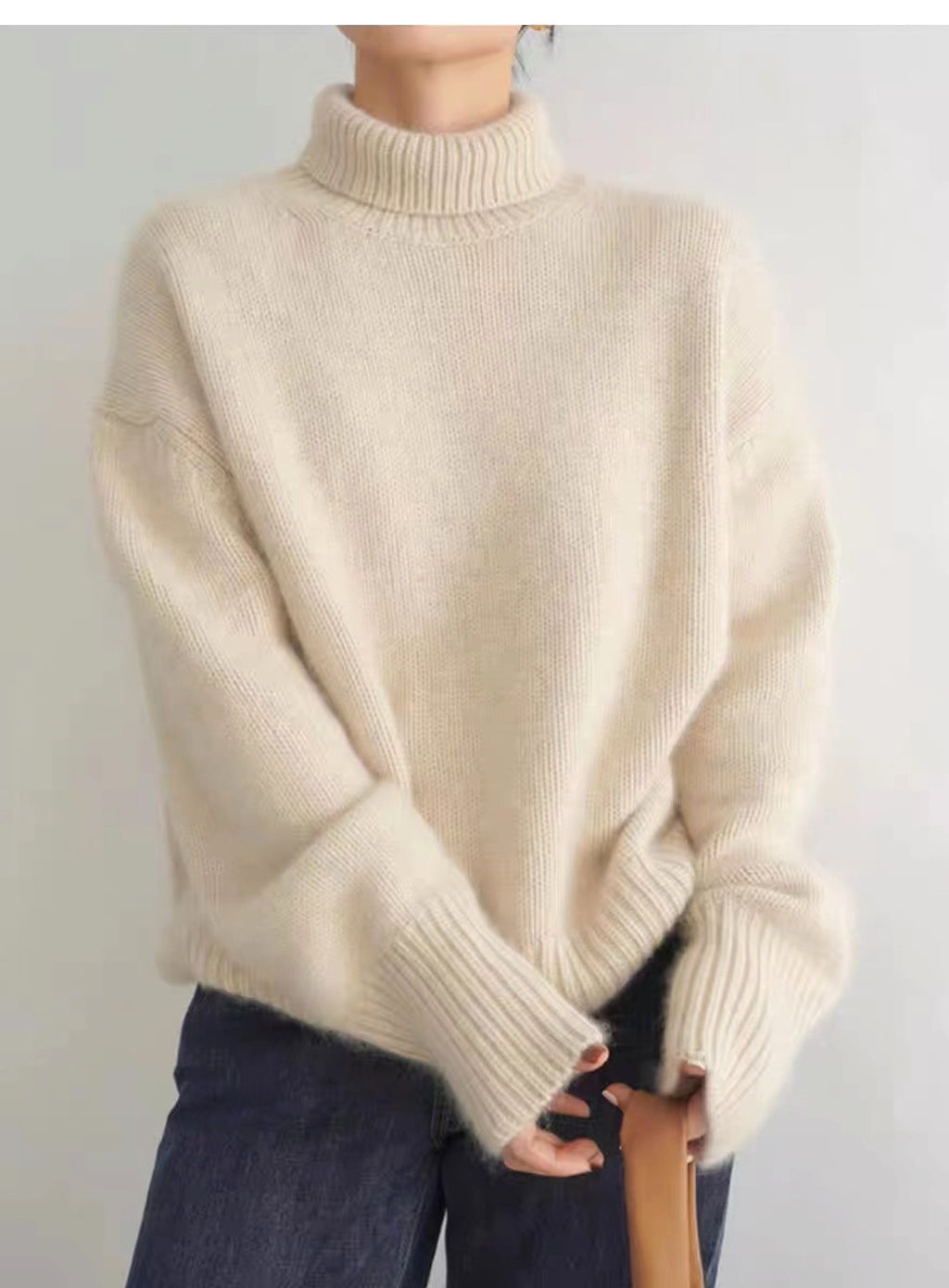 Women's All-match Knitted Pullover Sweater - enhanced image 5
