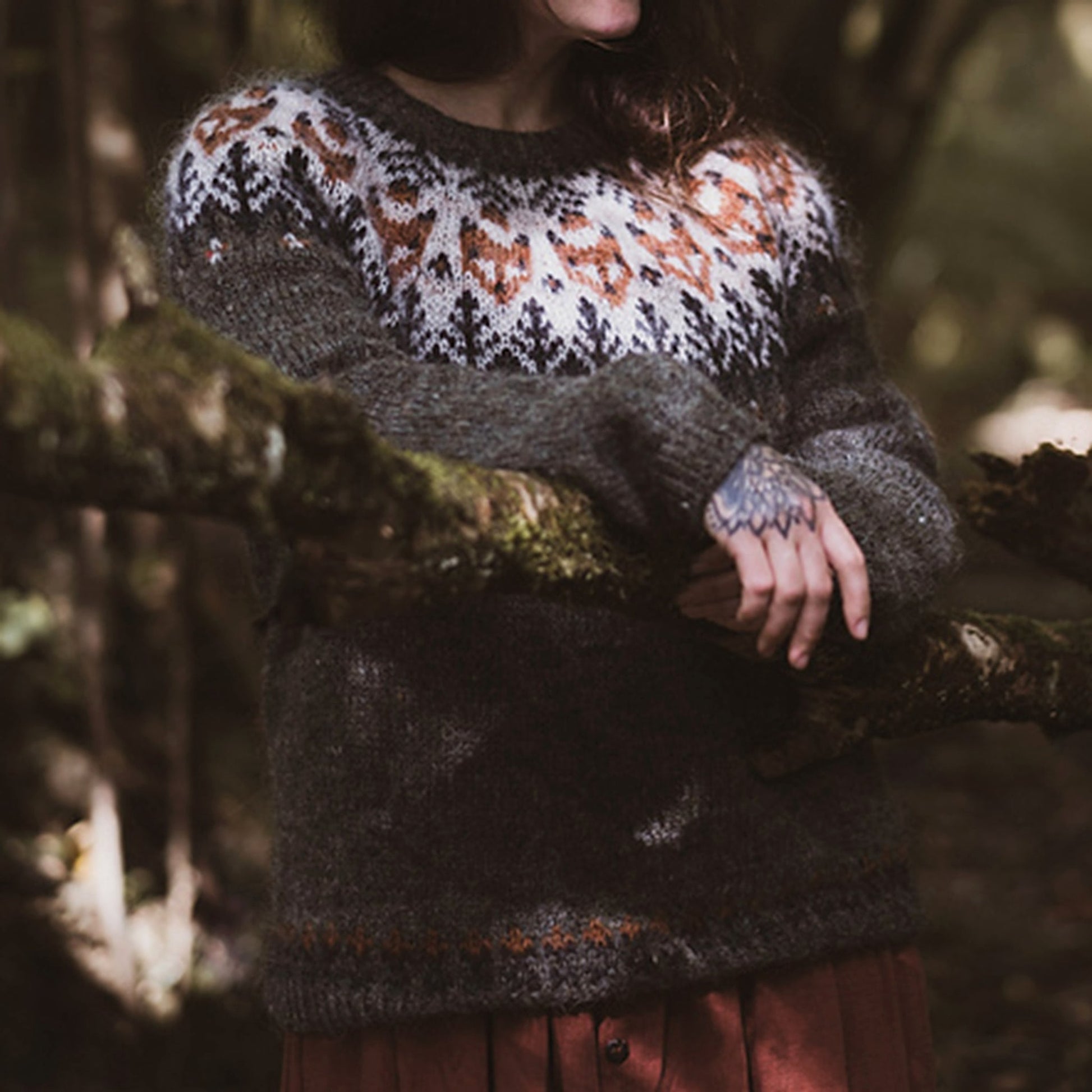 Women's European And American National Style Jacquard Sweater - enhanced image 5