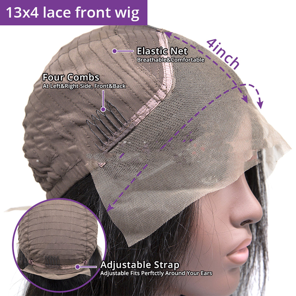 LuxeWave Fashion Real Hair Gradient Wig Lace Headgear - enhanced image 5