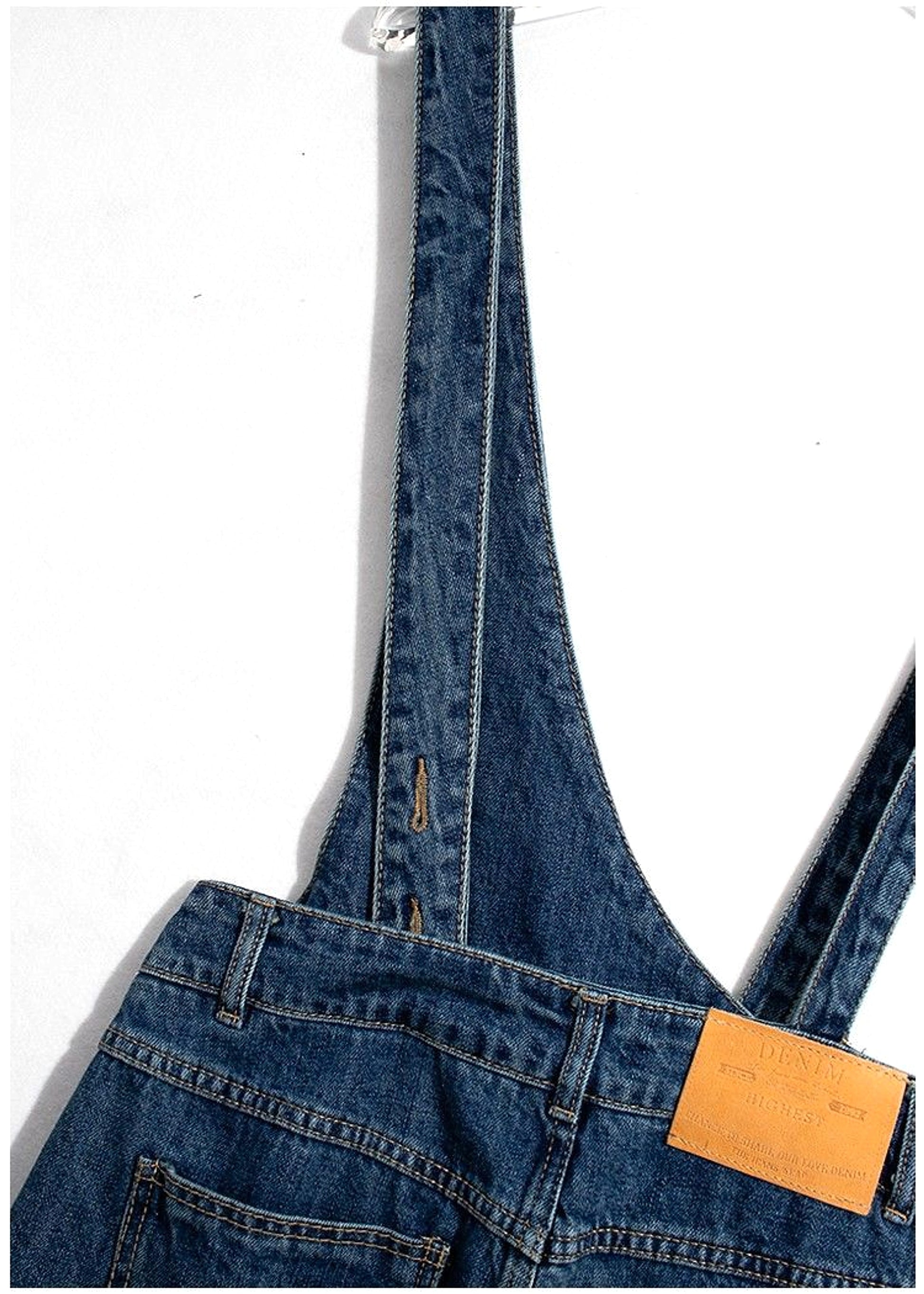 DenimCharm™ – Utility Strap Suspender Jeans - enhanced image 5