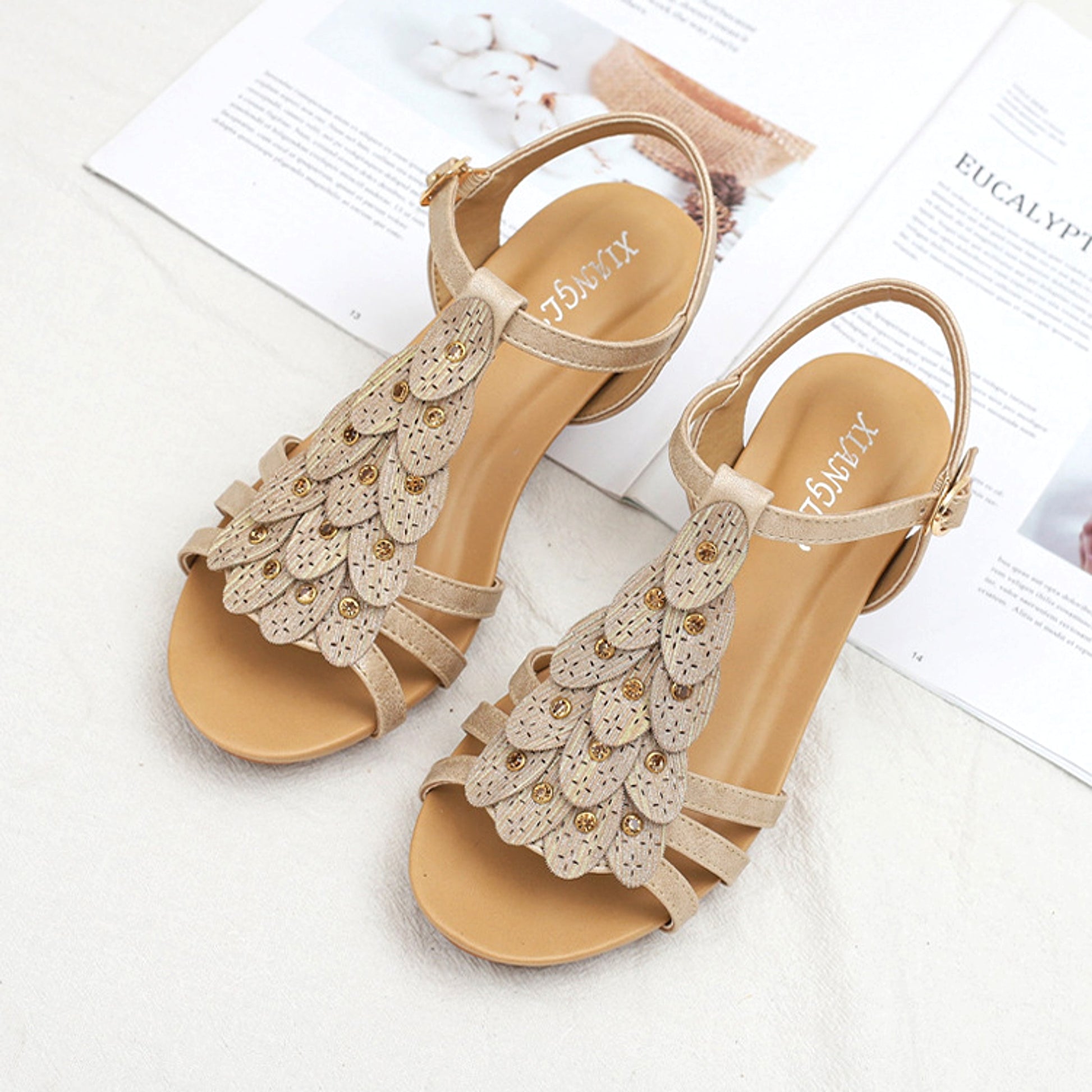 Women's Sandals Boho Bohemia Wedge Shoes Party Daily Beach Shoes - enhanced image 5