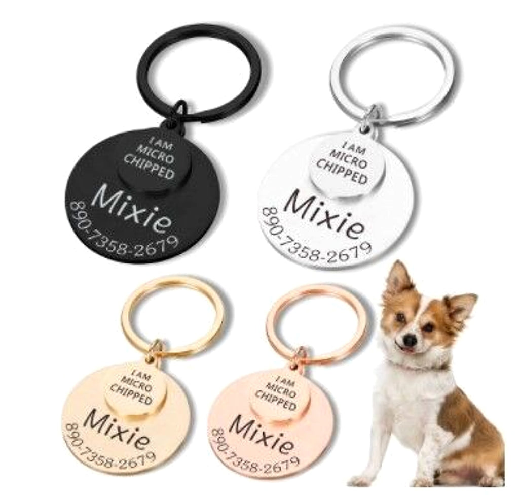 Engraved Anti-Lost Pet ID Tag – Keep Your Furry Friend Safe! - enhanced image 6