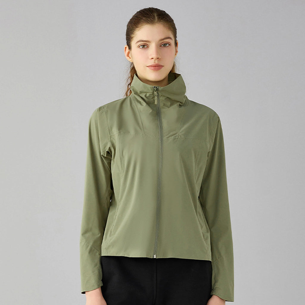 Autumn And Winter New Soft Shell Windproof Stand Collar Outdoor Jacket Women - enhanced image 6
