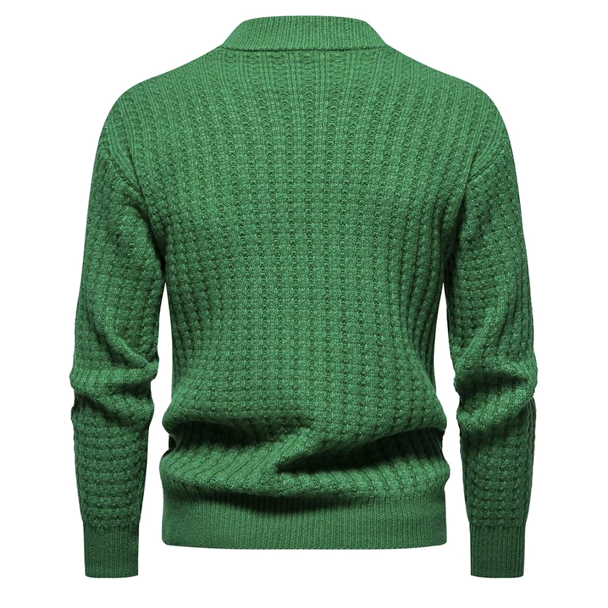 A.1. Autumn Men's Knitwear Solid Color Round Neck Fashion Sweater - enhanced image 6