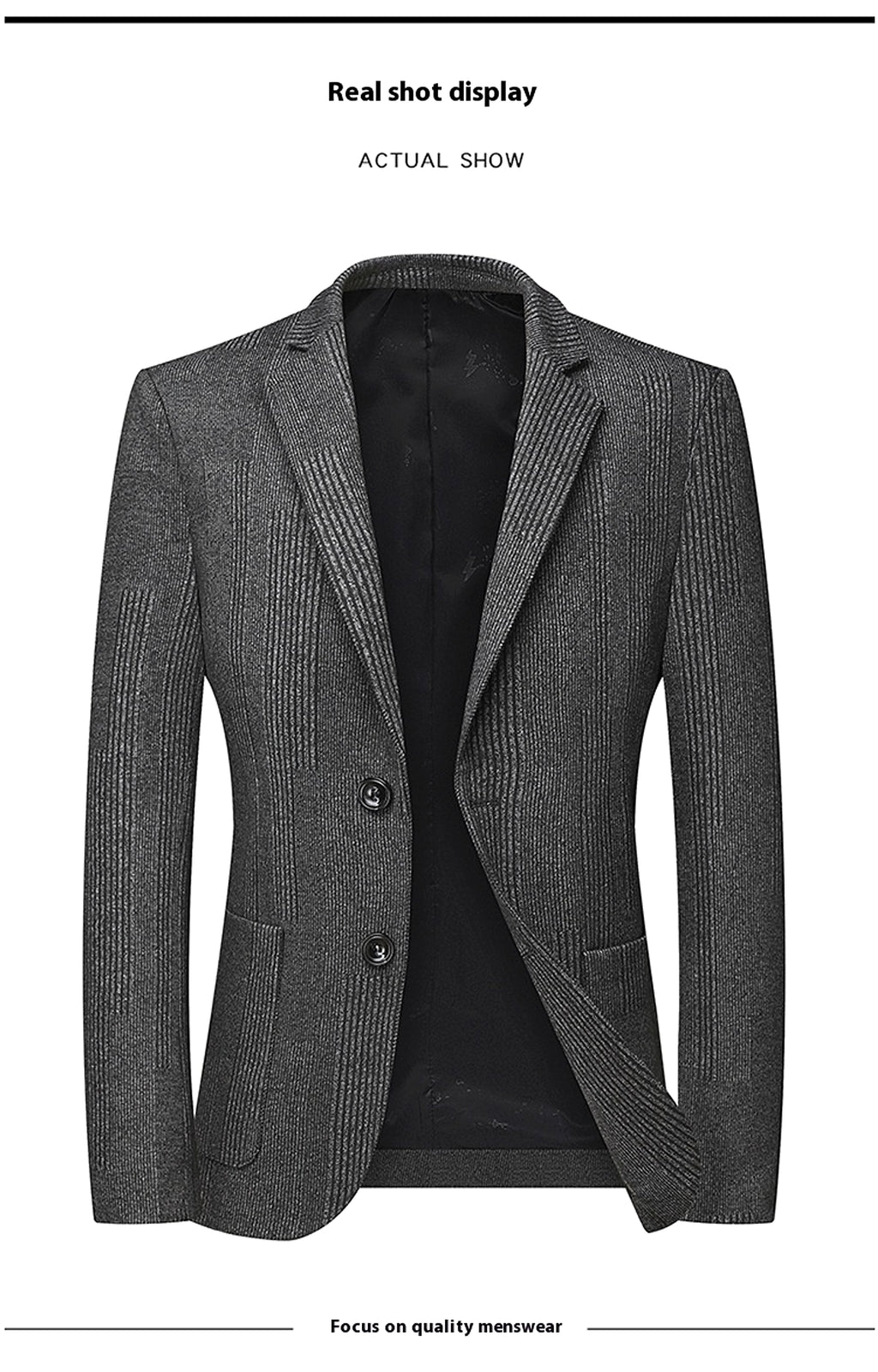 Autumn New Men's Casual Suit Jacket - enhanced image 6