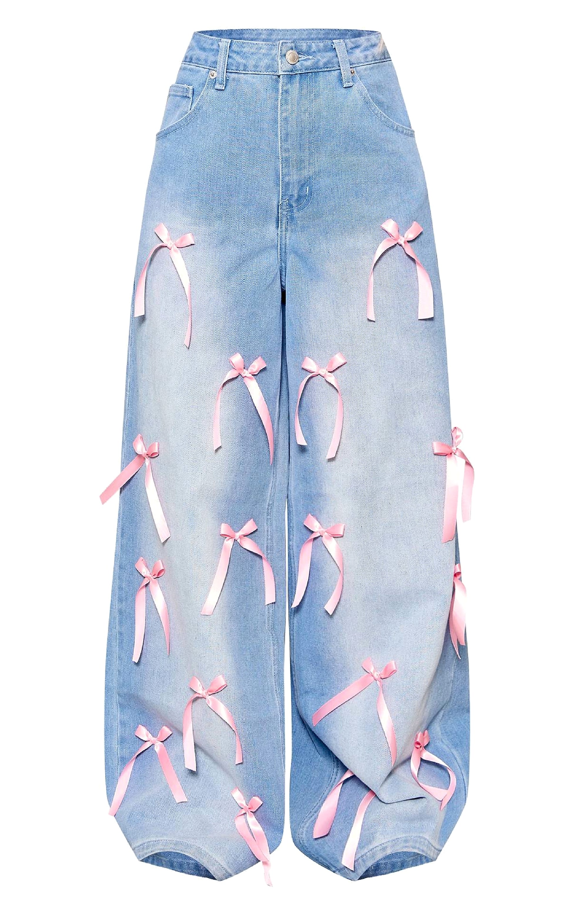 Bow High Waist Wide Leg Jeans – Haute Edition 25 - enhanced image 6