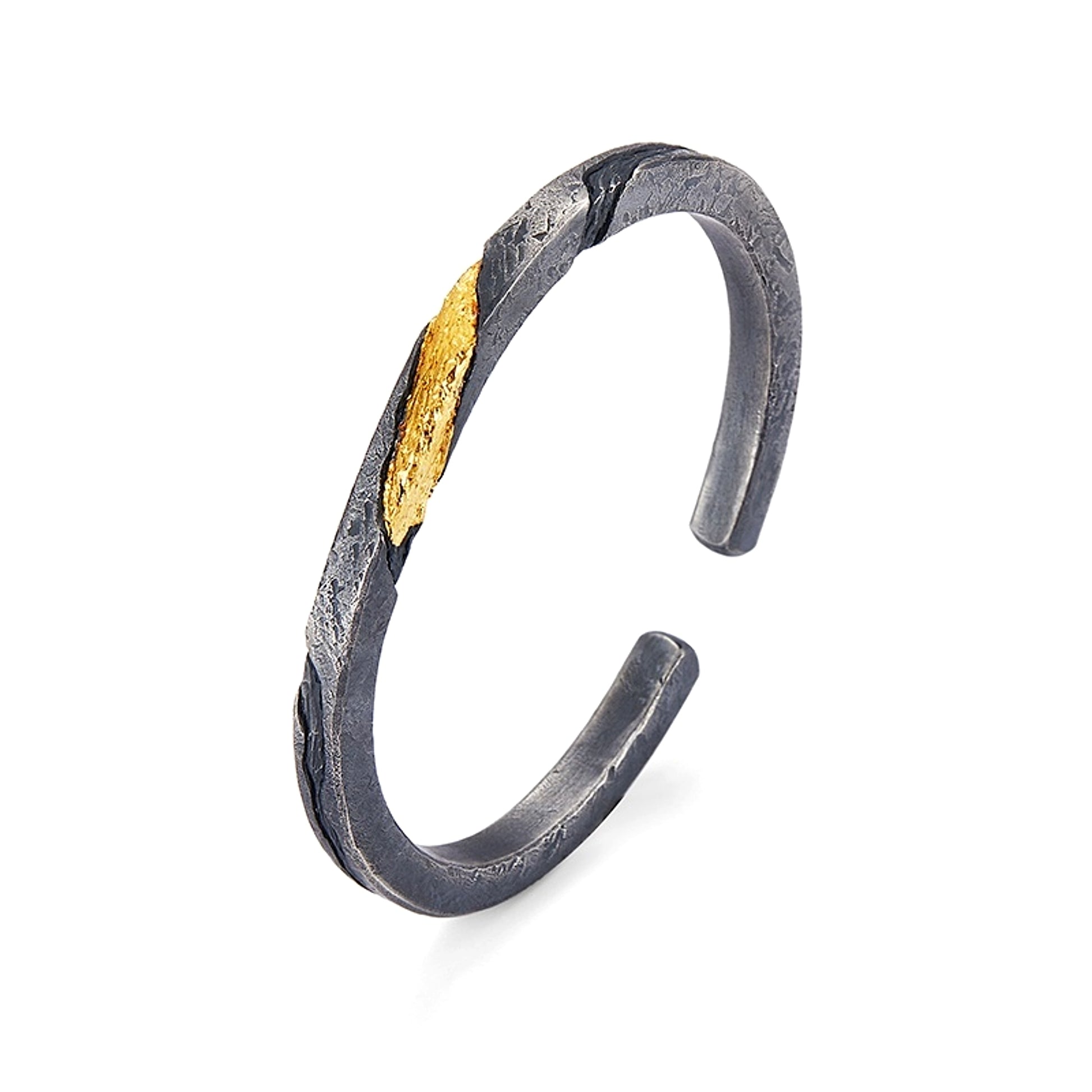 Bracelet Men's Pure Silver Personalized Retro Set In 24K Gold - enhanced image 6