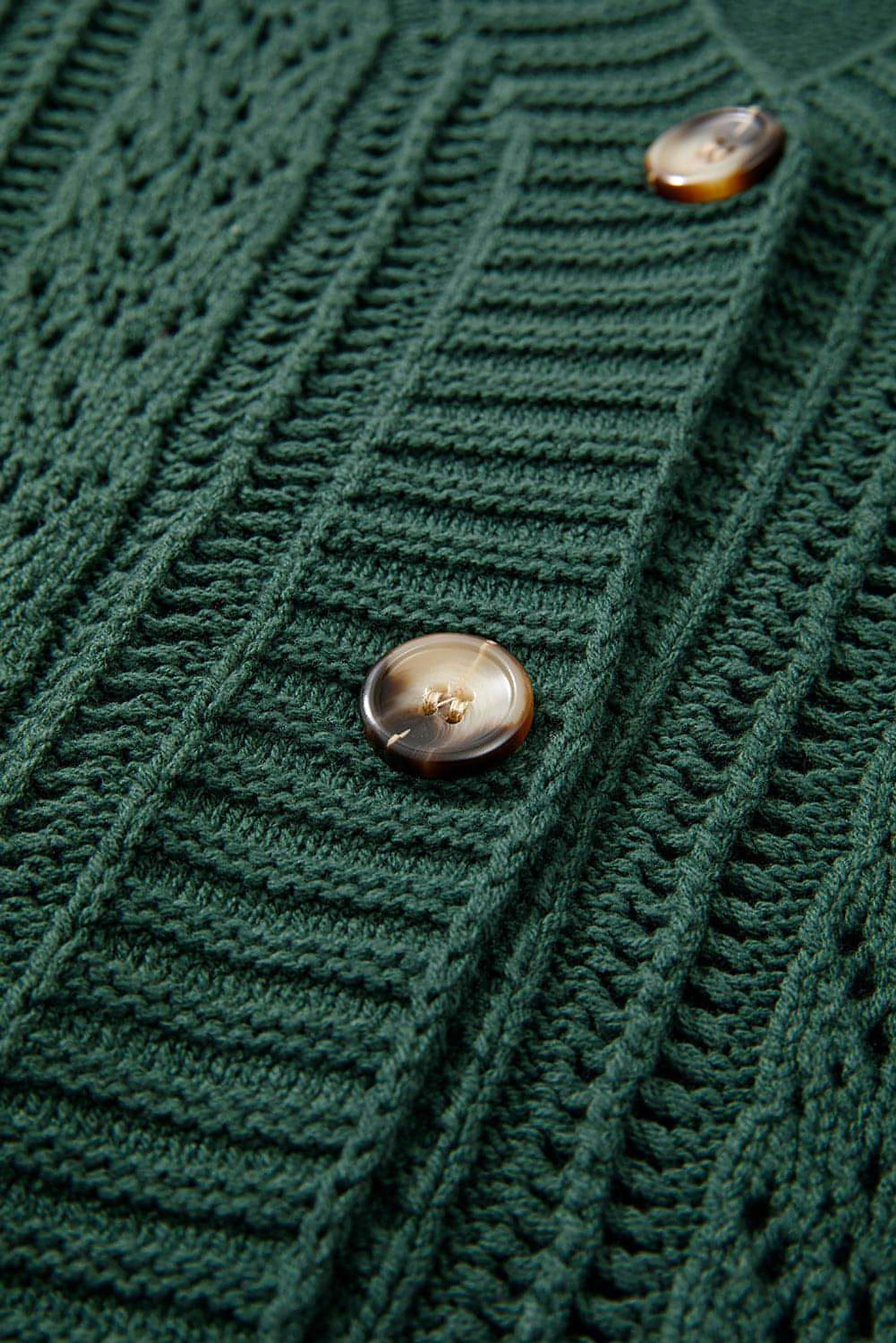 Canton Open Knit Drop Shoulder Sweater Cardigan - enhanced image 6