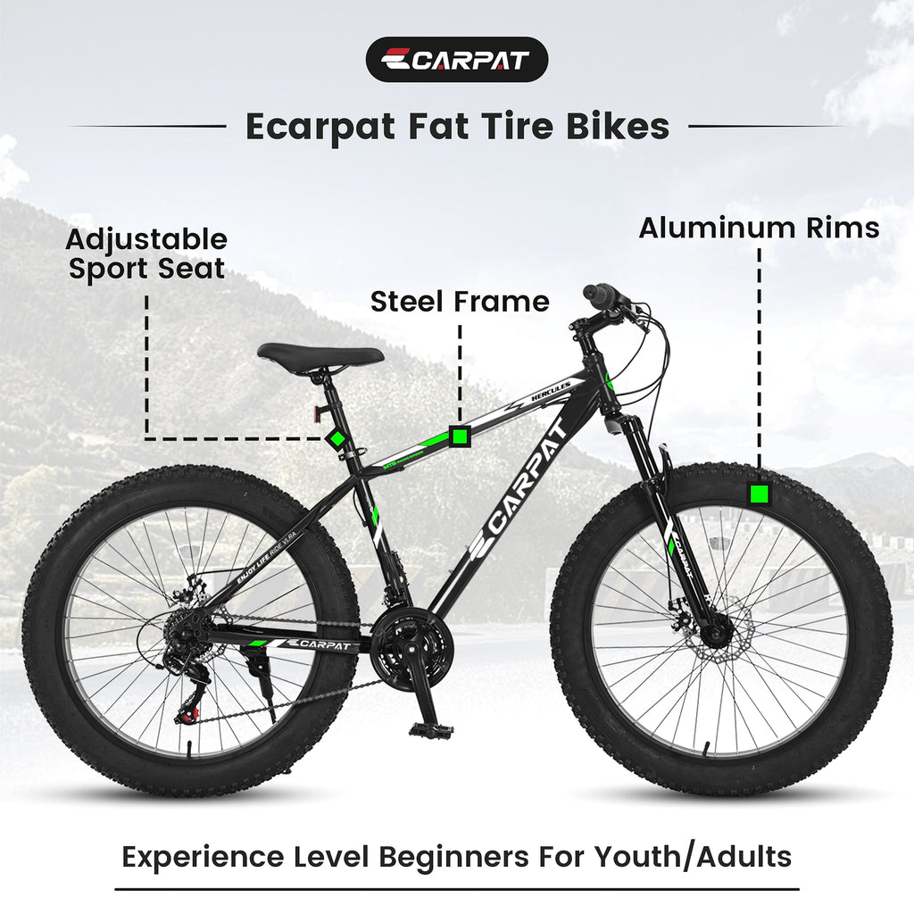 Carpat™Ruffryde – 26" Full Suspension Mountain Bike with Dual Disc Brakes (US Warehouse) - enhanced image 6