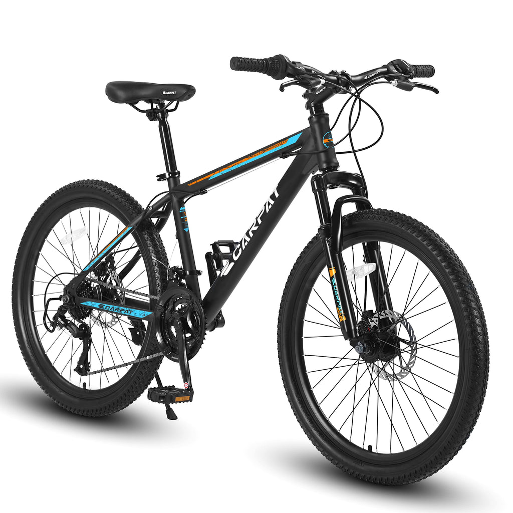 Carpat City-Cruizer™ – 26" Performance Mountain Bike (Black-Blue) - enhanced image 6