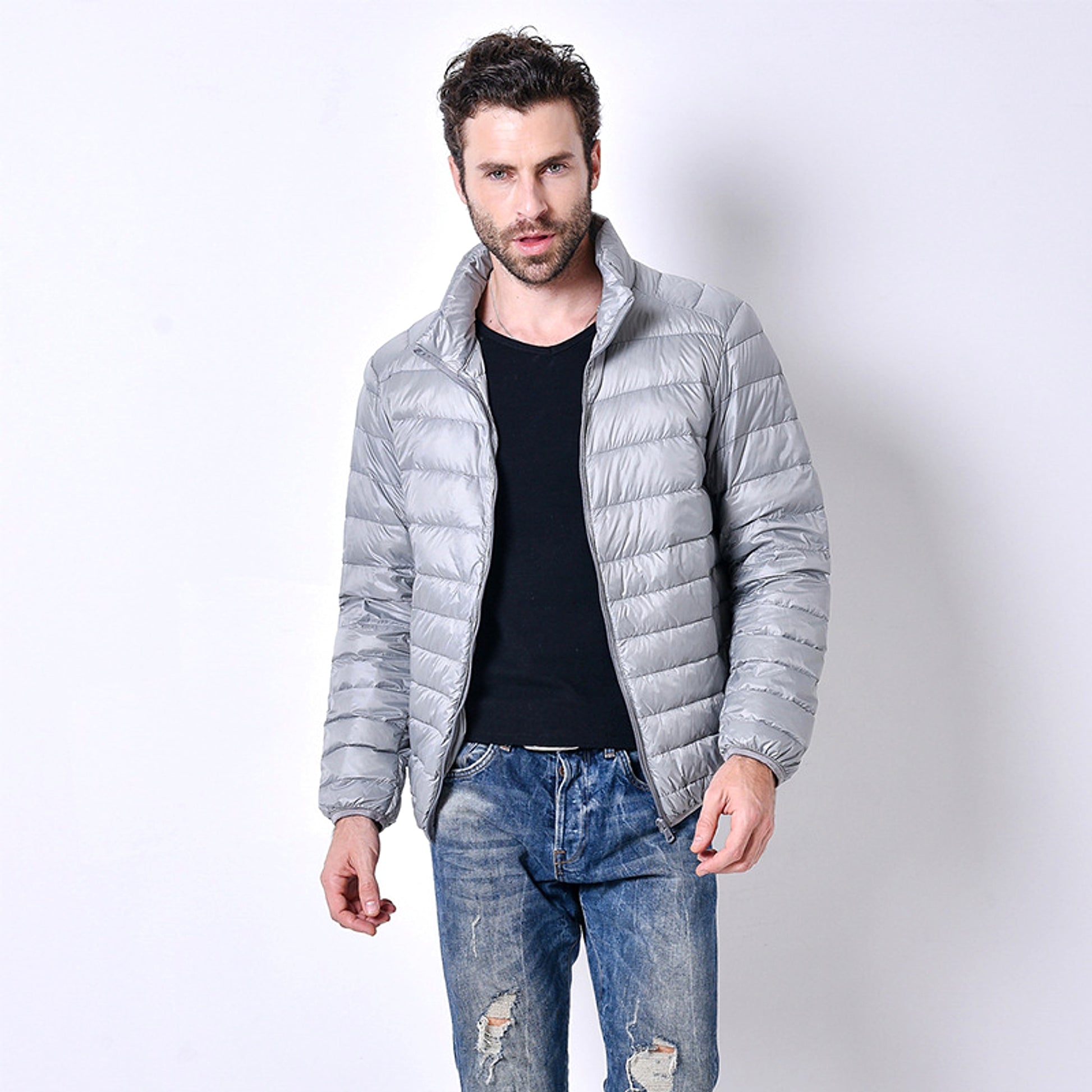 Casual jacket down jacket for men - enhanced image 6