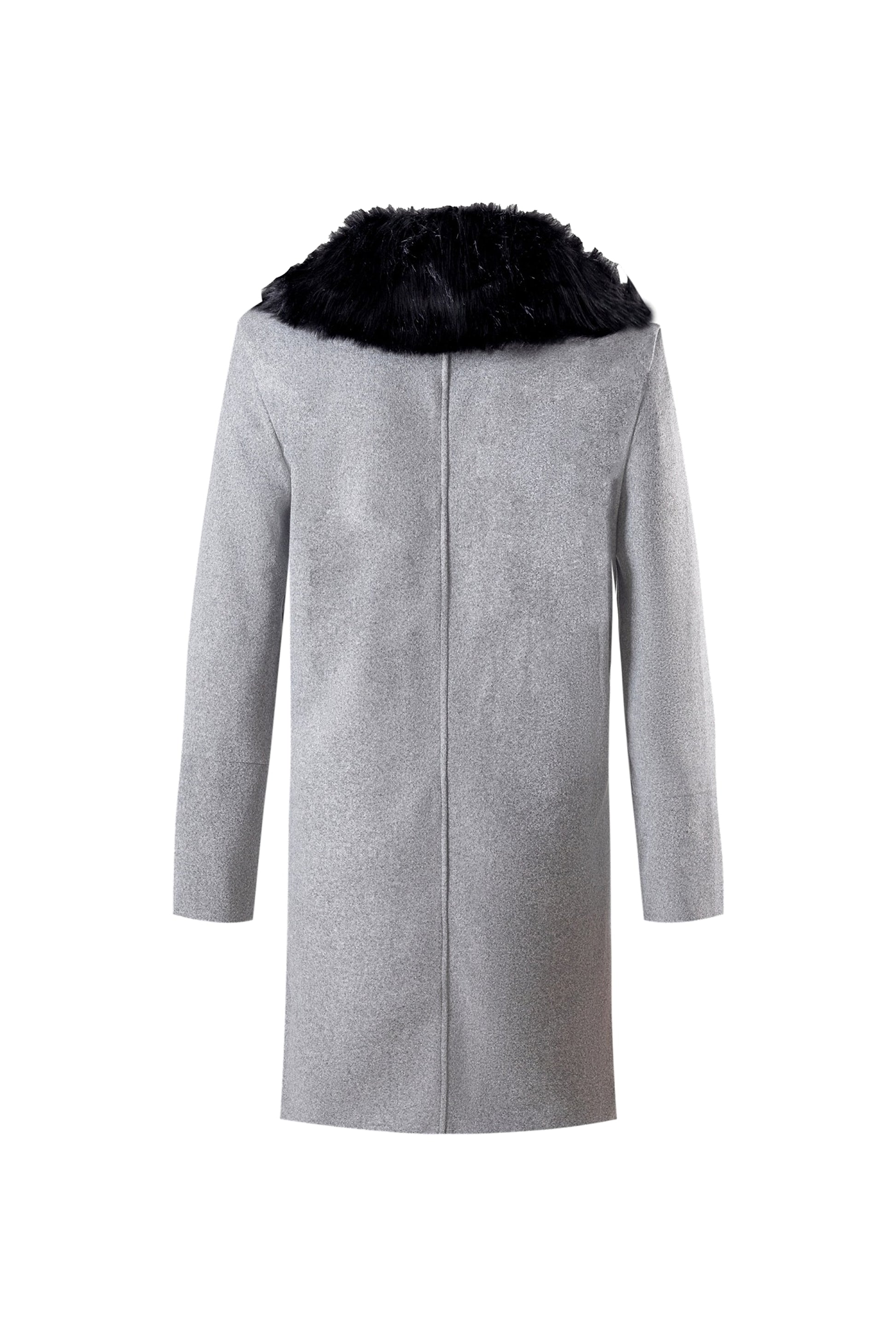 Casual Woolen Men's Trench Coat Men - enhanced image 6