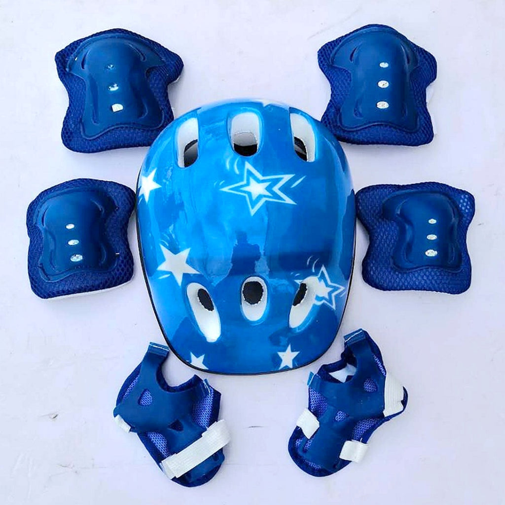 Children's Roller Skating Protective Gear, Children's Thickening Helmet Seven-piece Suit - enhanced image 6