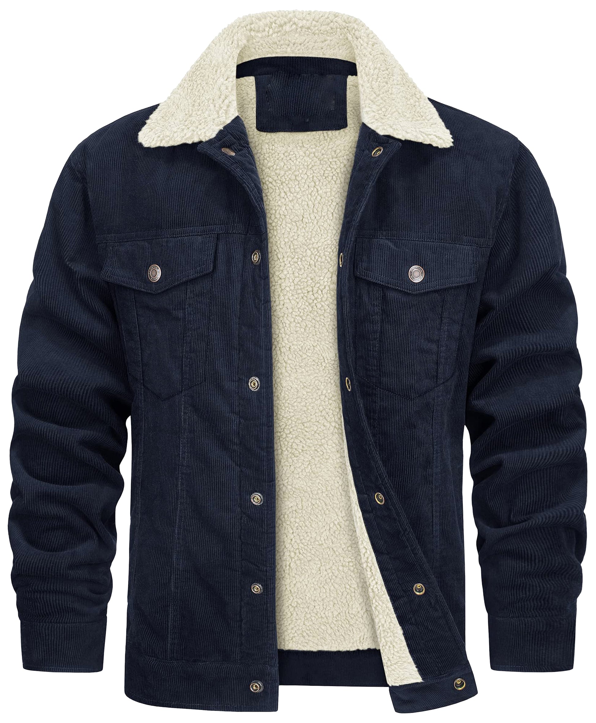 NordWool™ – Corduroy Lapel Plush Jacket for Men - enhanced image 6