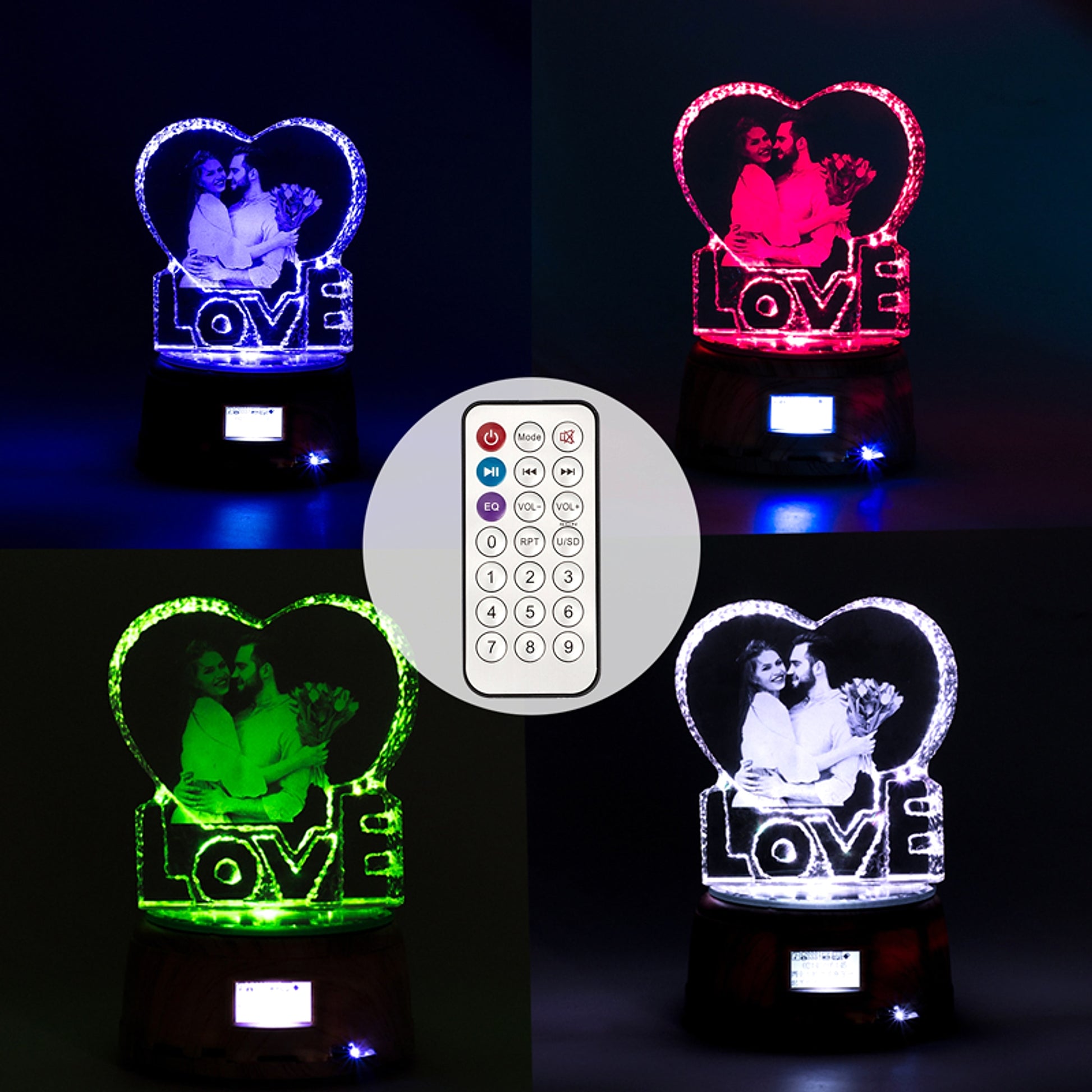 CrystalTune™ – Custom 3D Crystal Lamp with Bluetooth Music & LED Light - enhanced image 6