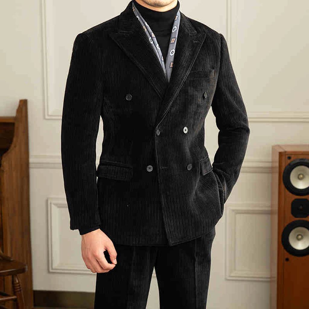 Caverton™ – Double-Breasted Luxury Suit (Autumn Edition) - enhanced image 6