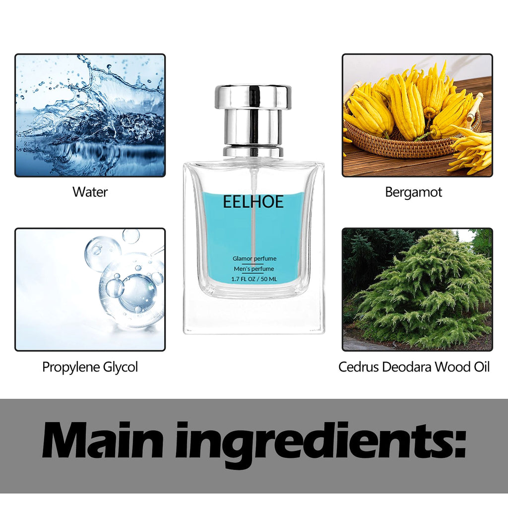 EELHOE Pheromone Perfume Fresh Mild And Not Harsh Lasting Natural Bergamot Fragrance Dating Niche Perfume - vanilla, lavender - enhanced image 6
