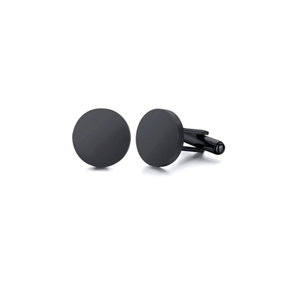 Minimalist Stainless Steel Cufflinks – Classic & Elegant - enhanced image 6