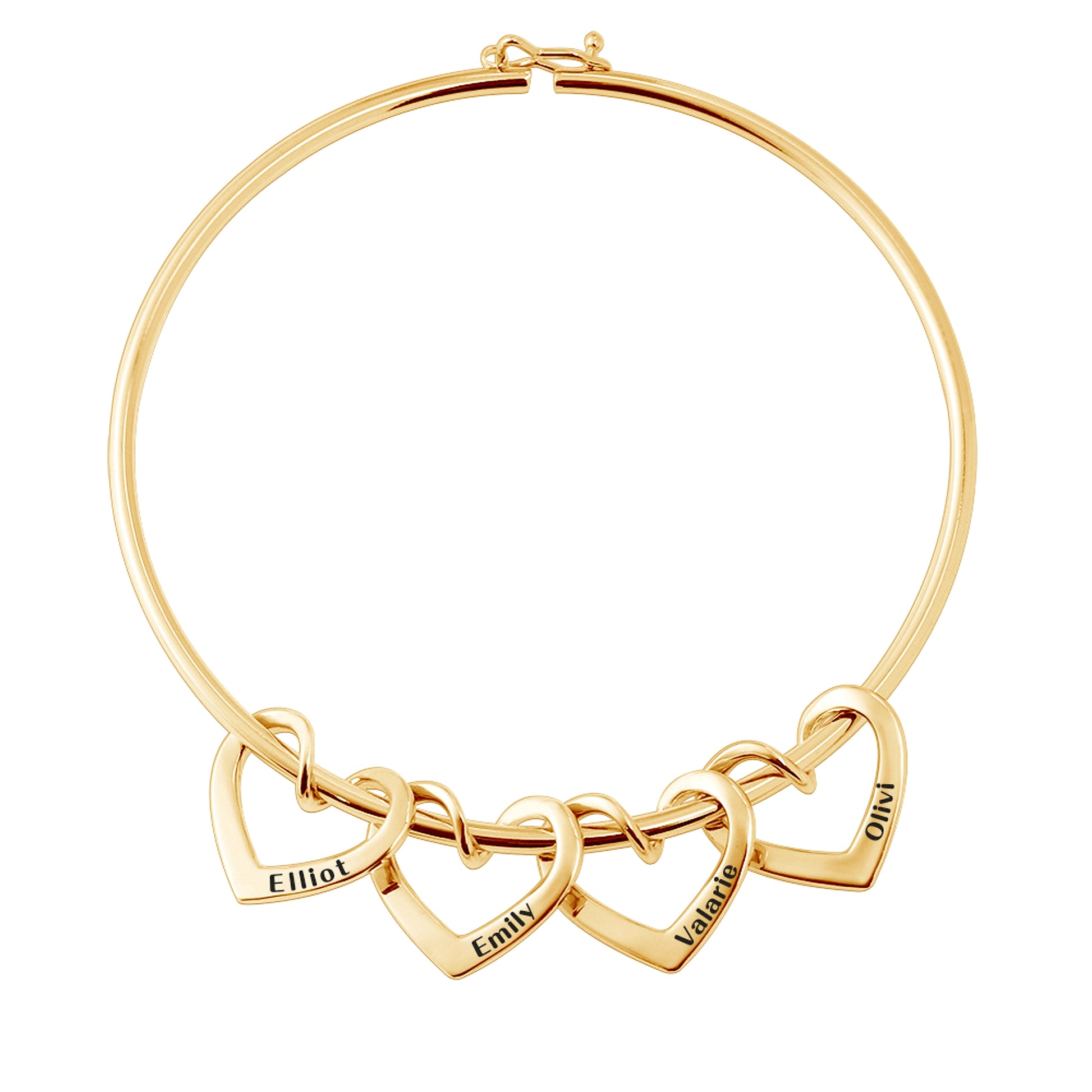 Personalized Family Heart Bracelet – A Symbol of Love & Connection - enhanced image 6