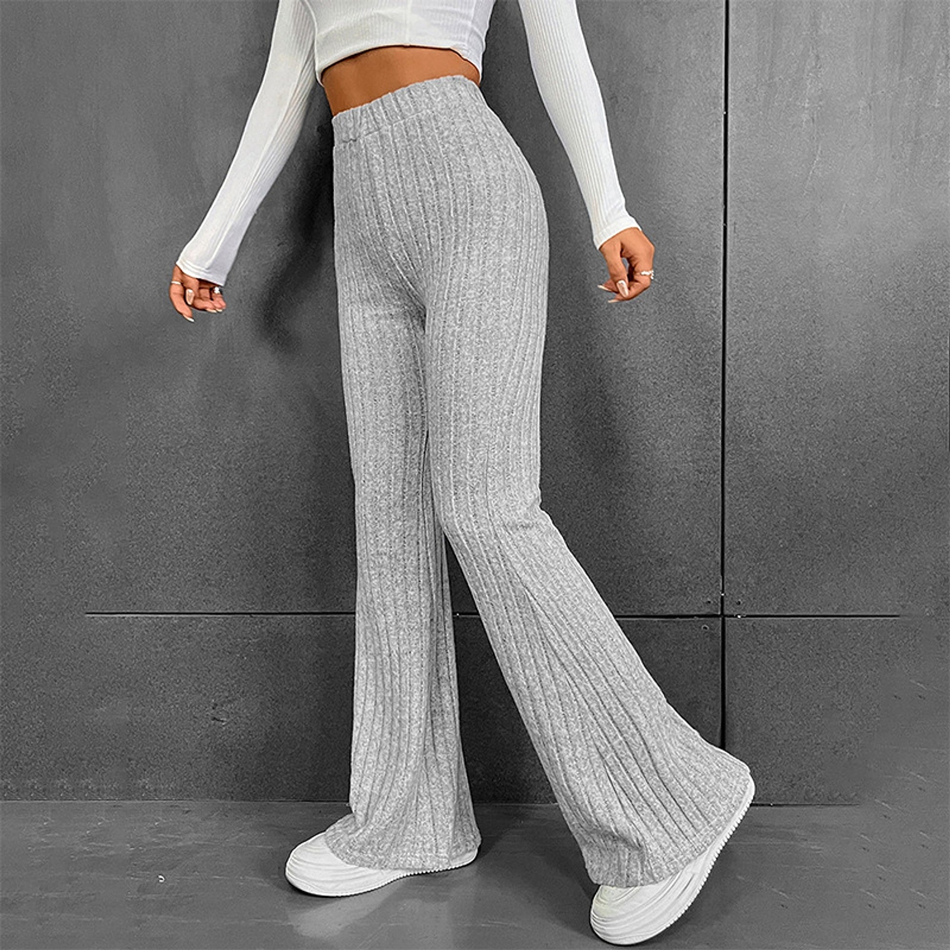 Fashionable High Waist Trousers For Women - enhanced image 6