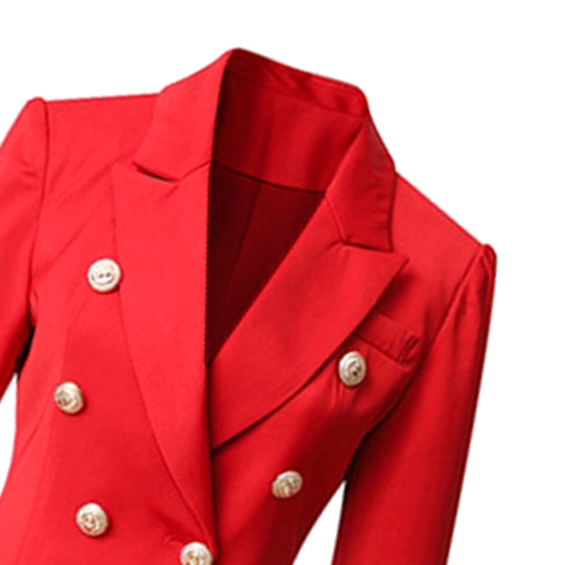 LUXE_EDIT™ – Royal Red Blazer (Princess Diana Tribute Edition) - enhanced image 6