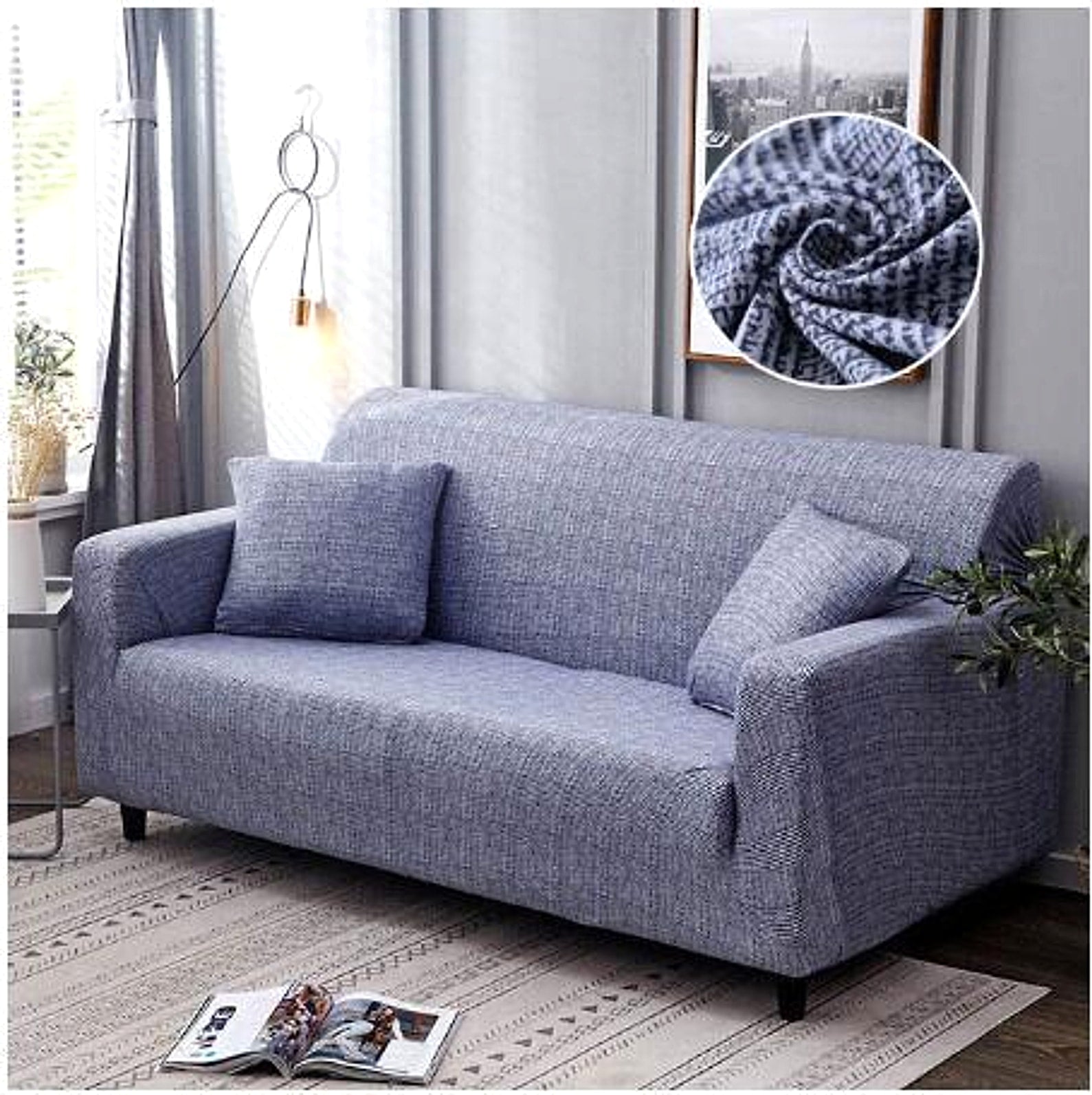 FlexiCover™ – Universal Elastic Sofa Slipcover - enhanced image 6