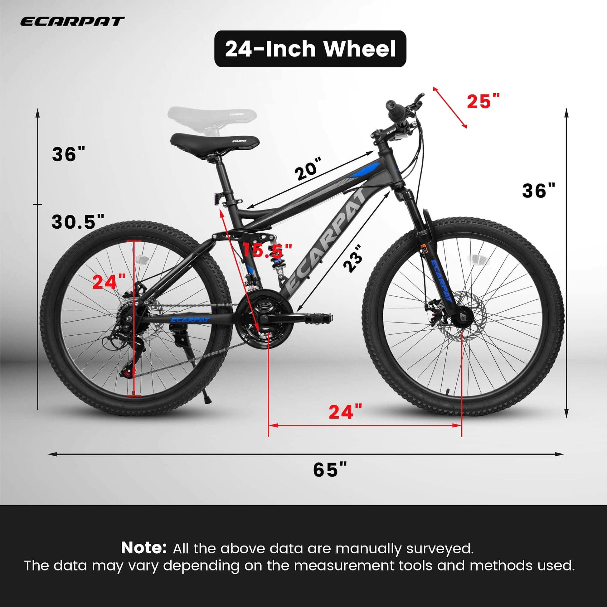 FlexRide™ 24 – 24" MTB Bike with Disc Brakes & 21-Speed Gears - enhanced image 6