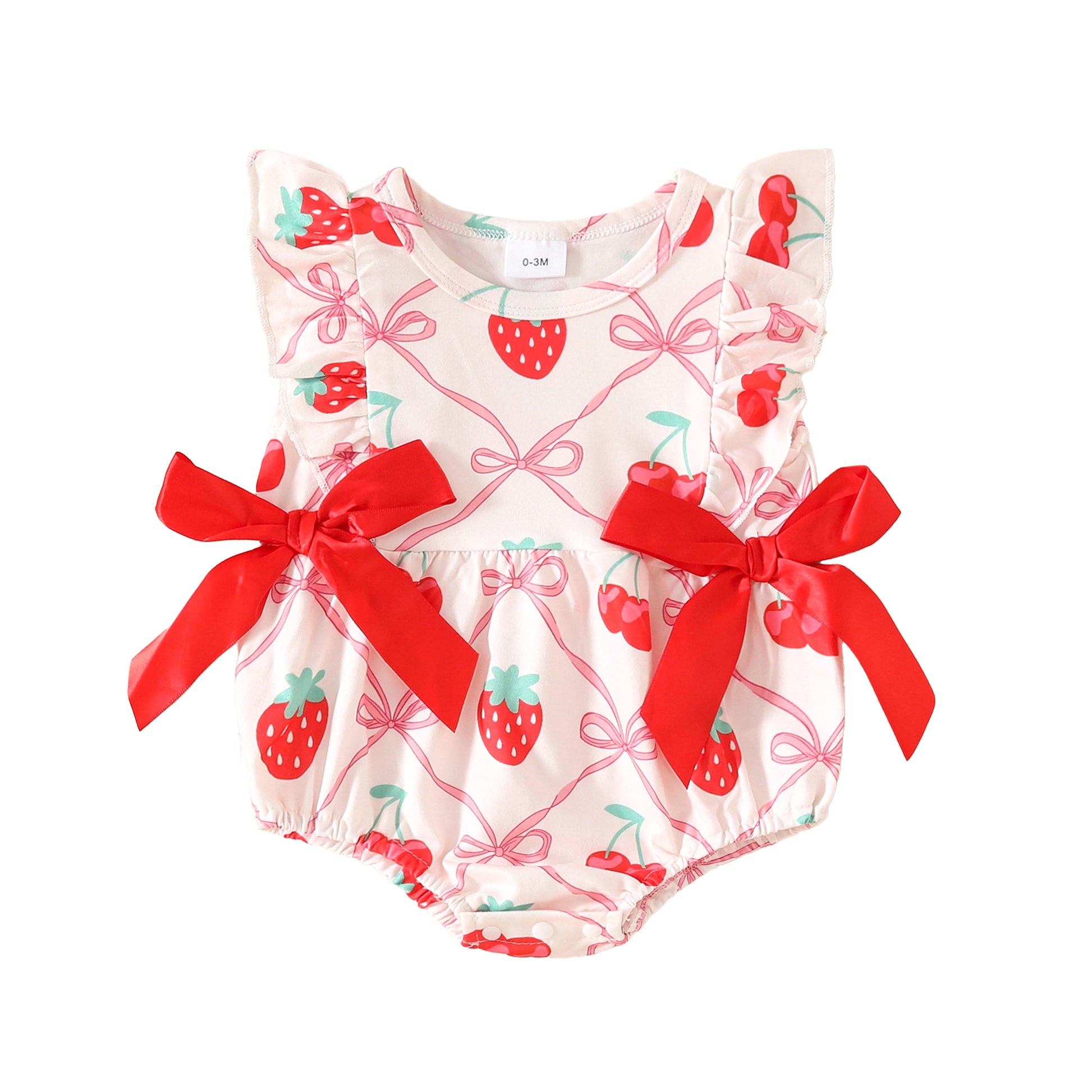 FruityNest™ – Baby Summer Romper with Short Sleeves - enhanced image 6