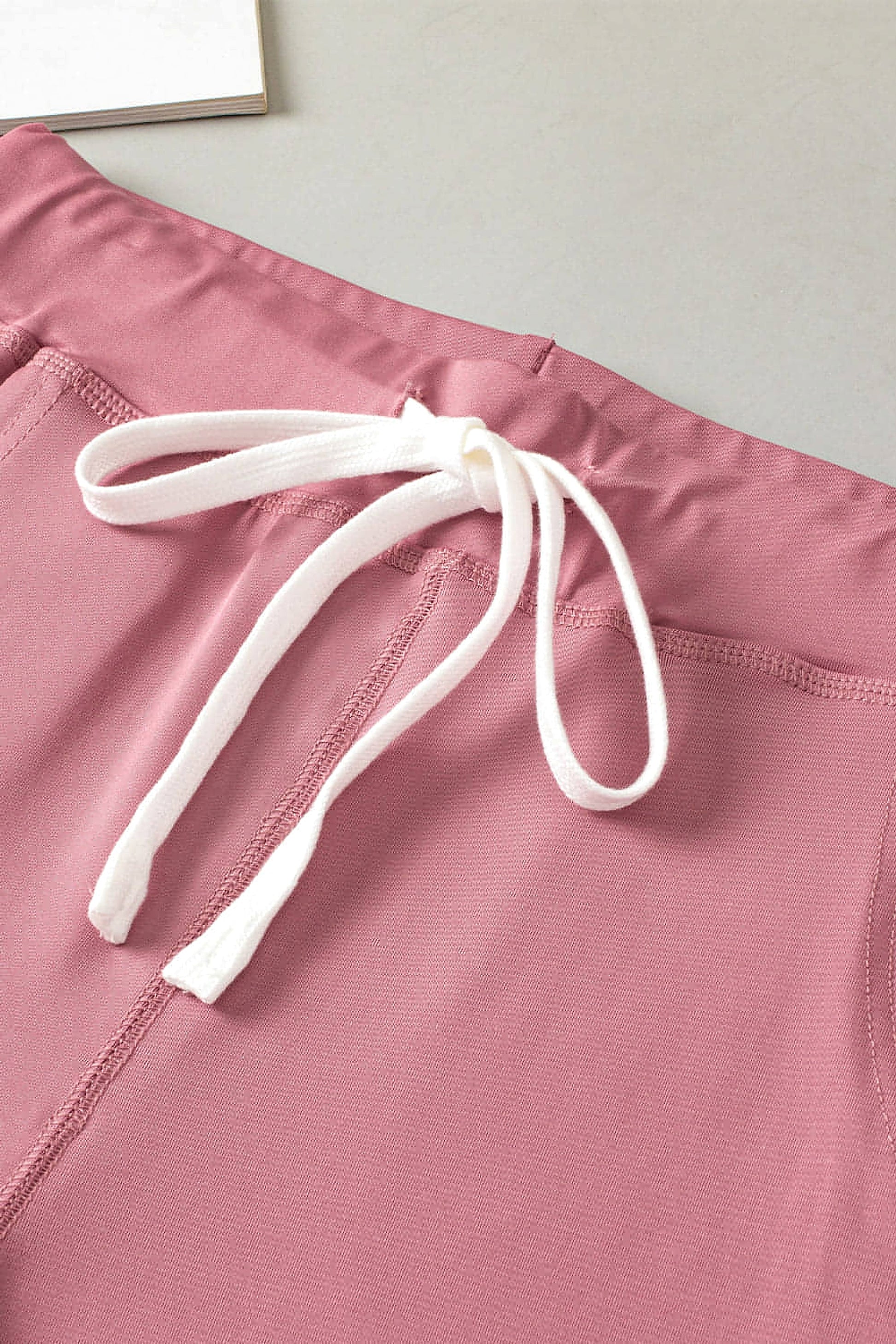 Fushia Drawstring Waist Pocketed Joggers - enhanced image 6