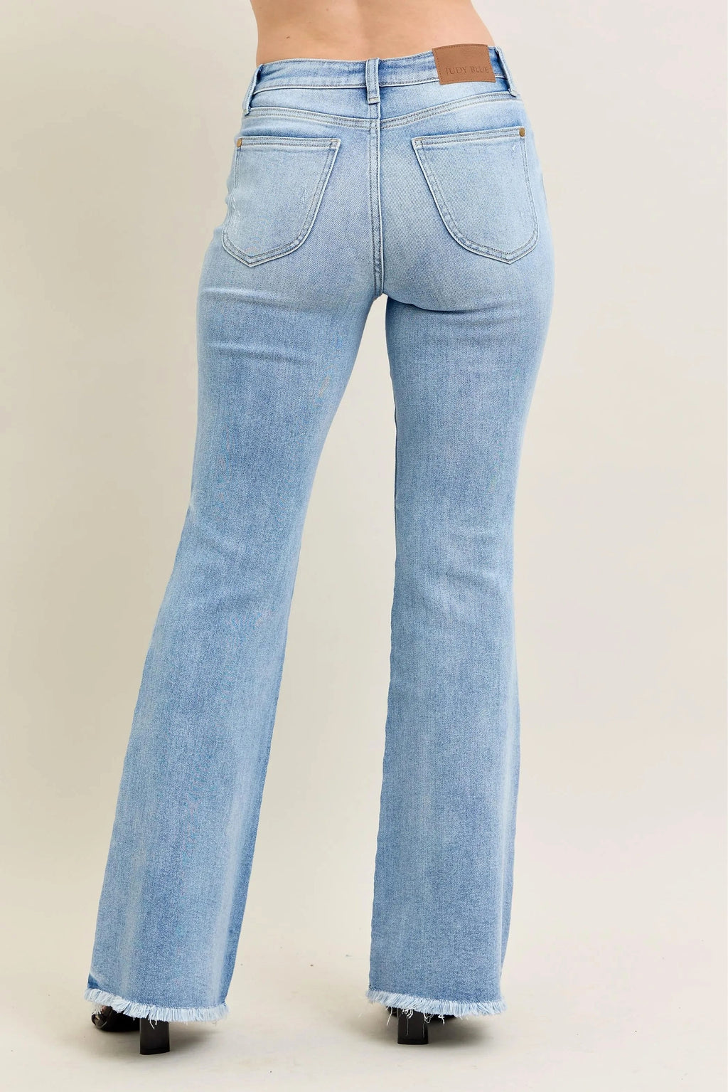 Judy Blue Full Size Hw Flare Jeans W/ Shield Pockets Plus Size - enhanced image 6