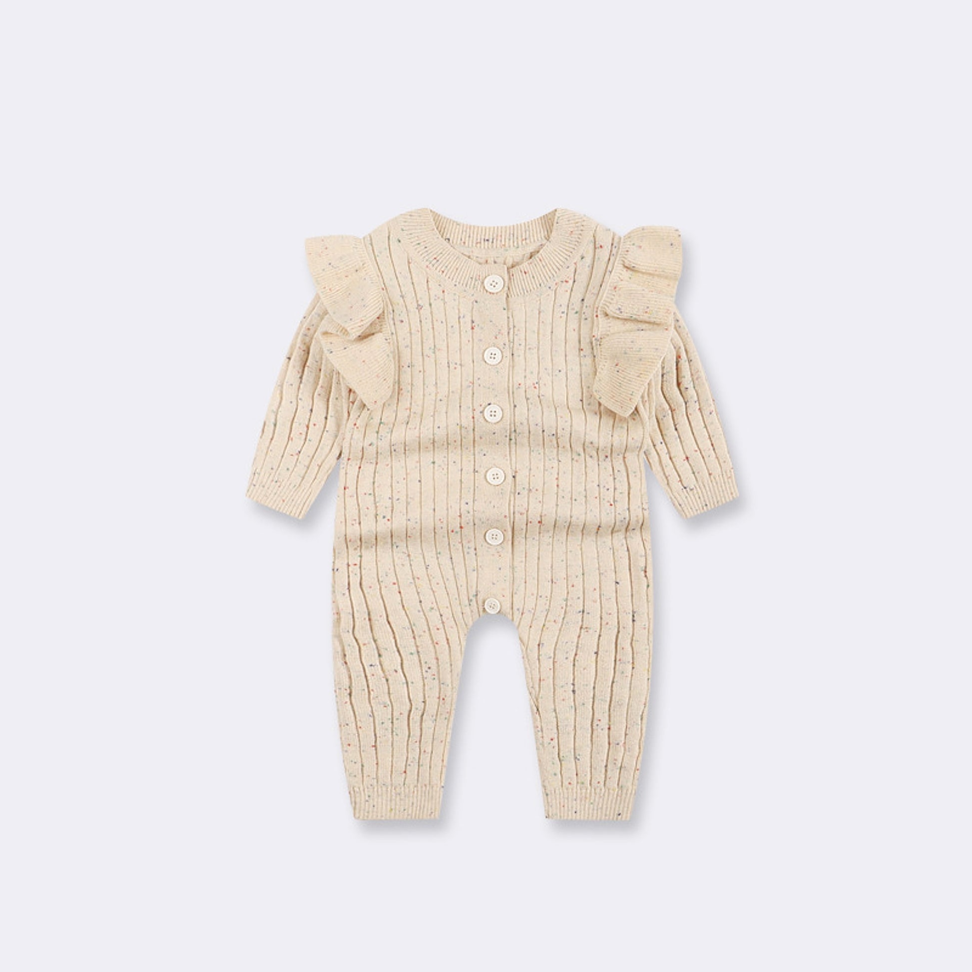 KnitNest™ – Autumn Cotton Baby Romper - enhanced image 6