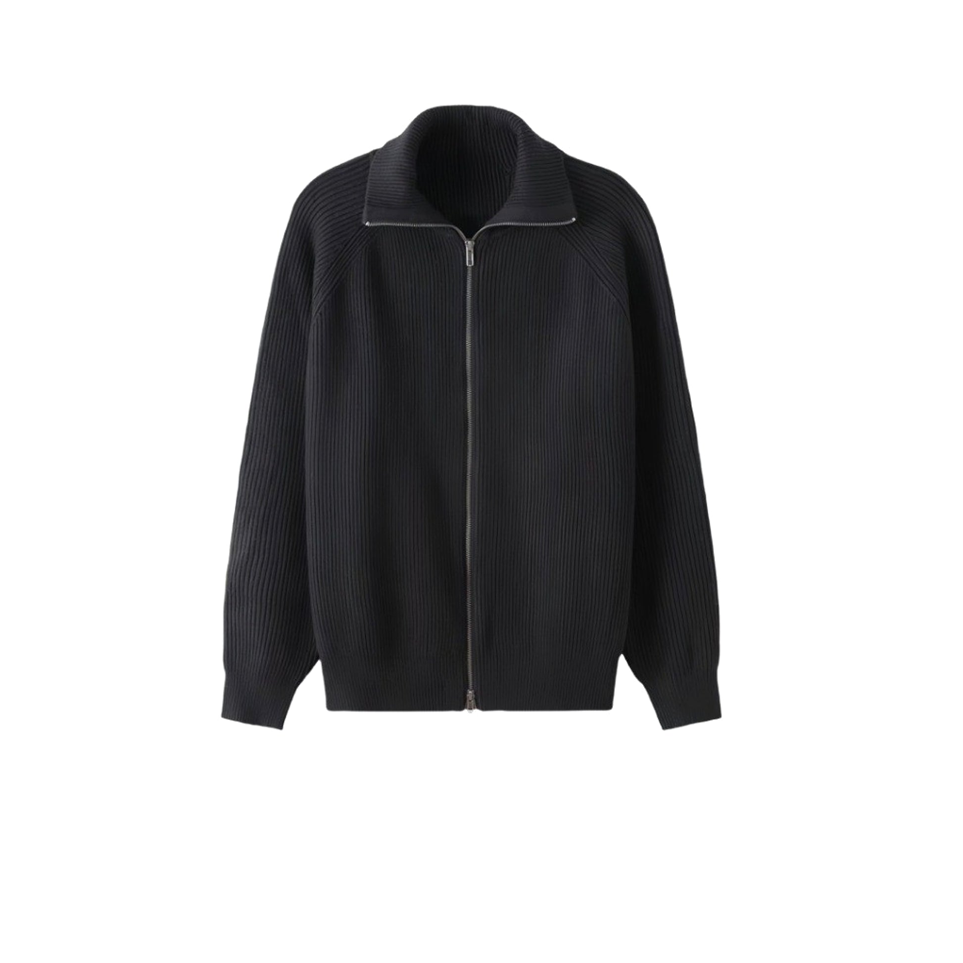 Knitted Zipper Coat Thickened Warm - enhanced image 6