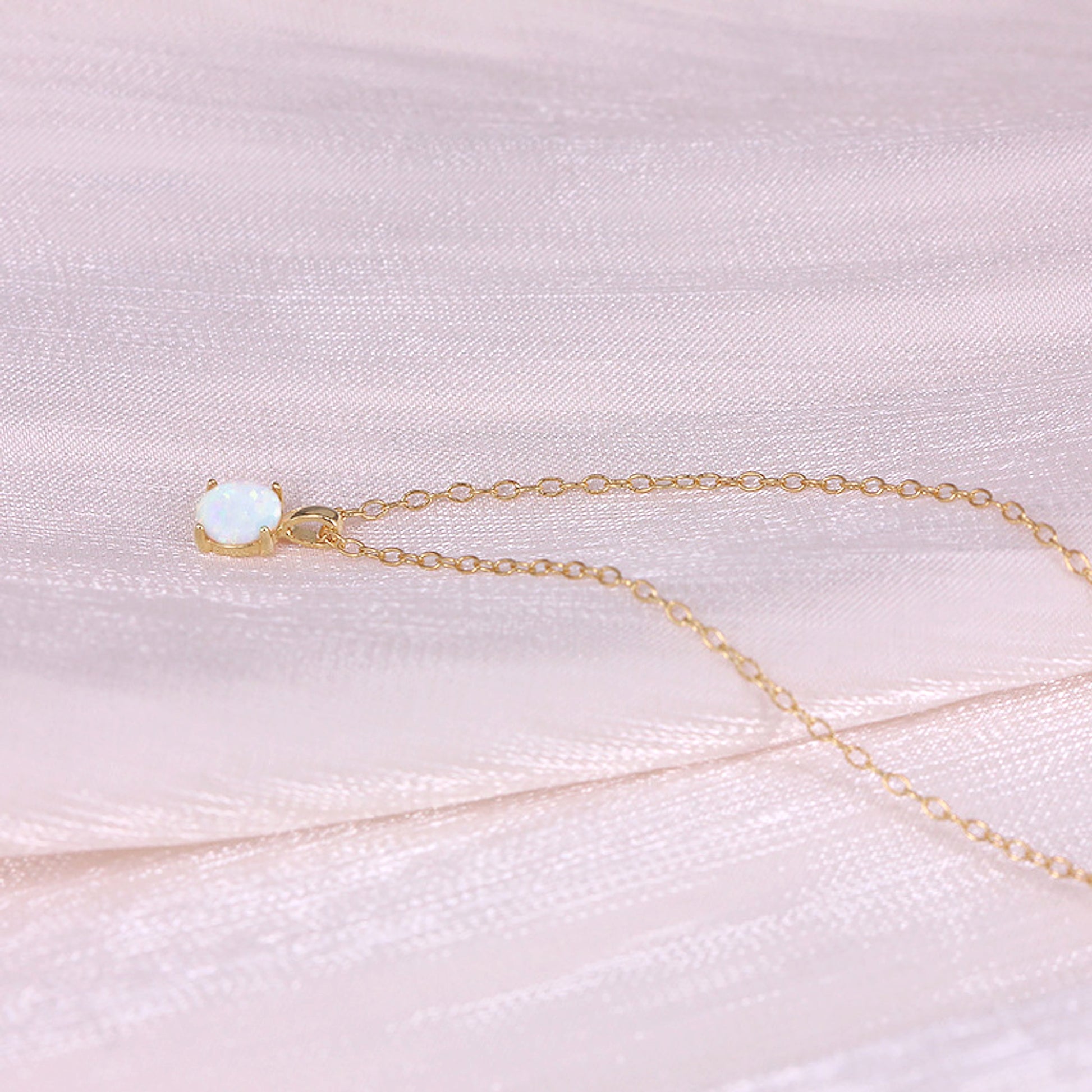 LuxeJewels™ – Aurora Opal Light Necklace - enhanced image 6