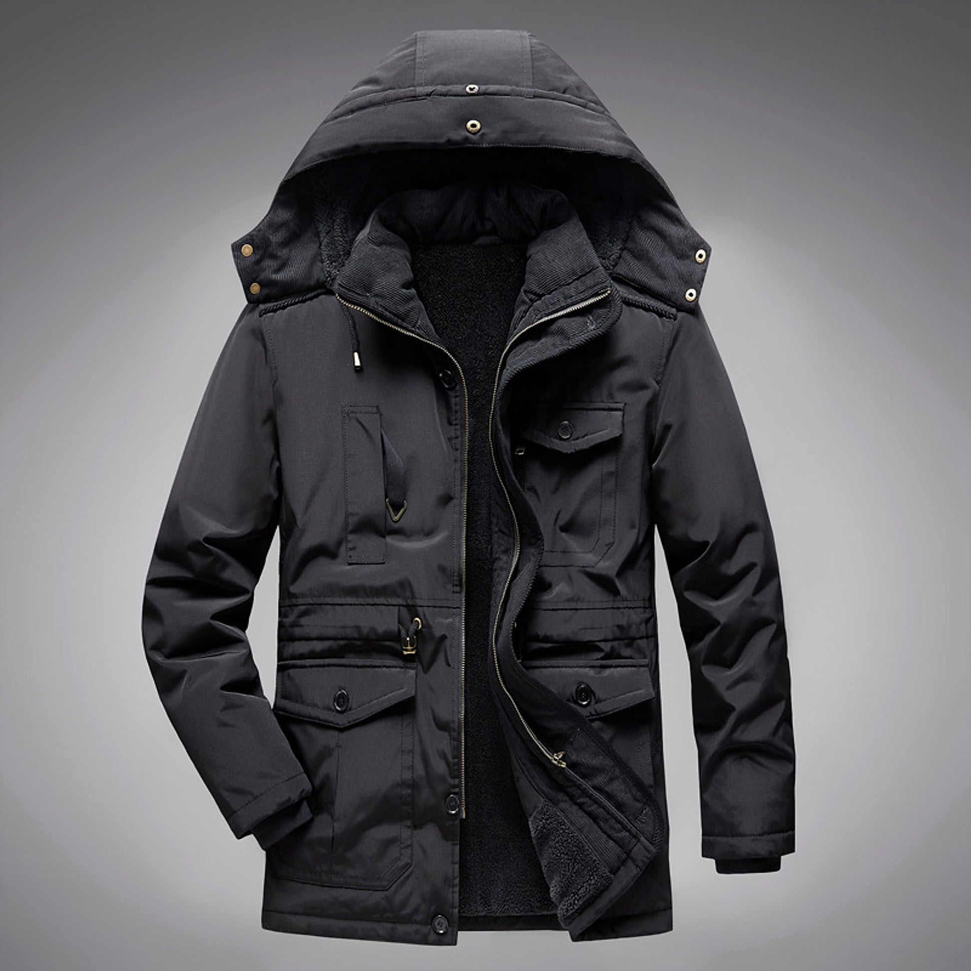 A.1 Lambswool Liner Cotton Coat Jacket Men - enhanced image 6