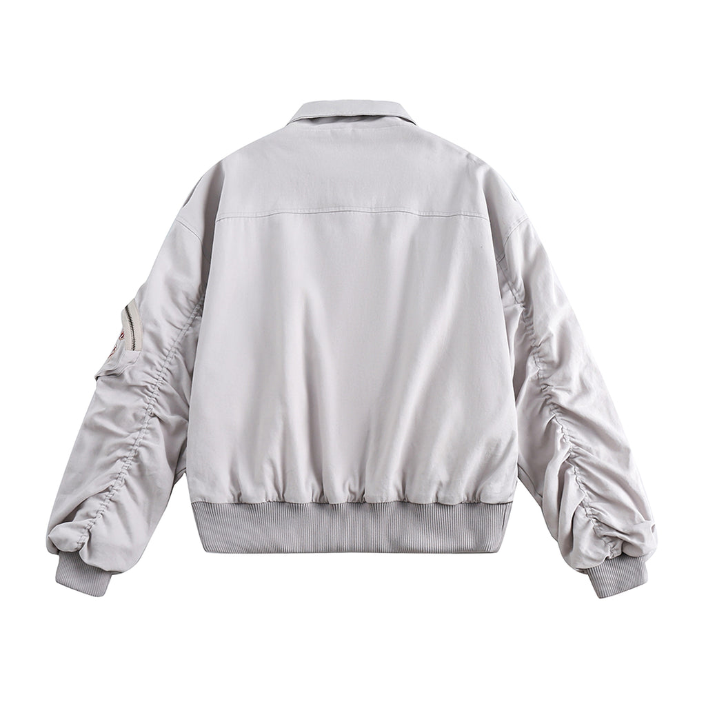 Lapel Baseball Uniform Jacket Men - enhanced image 6
