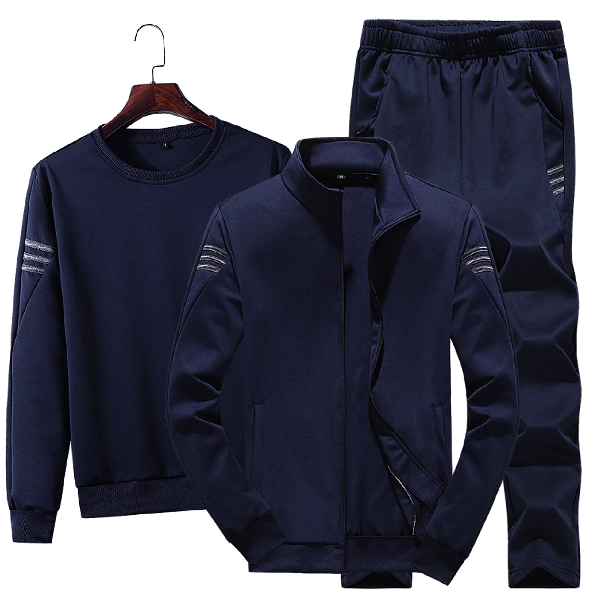 Leisure Sports Tracksuit Men's Clothing - enhanced image 6