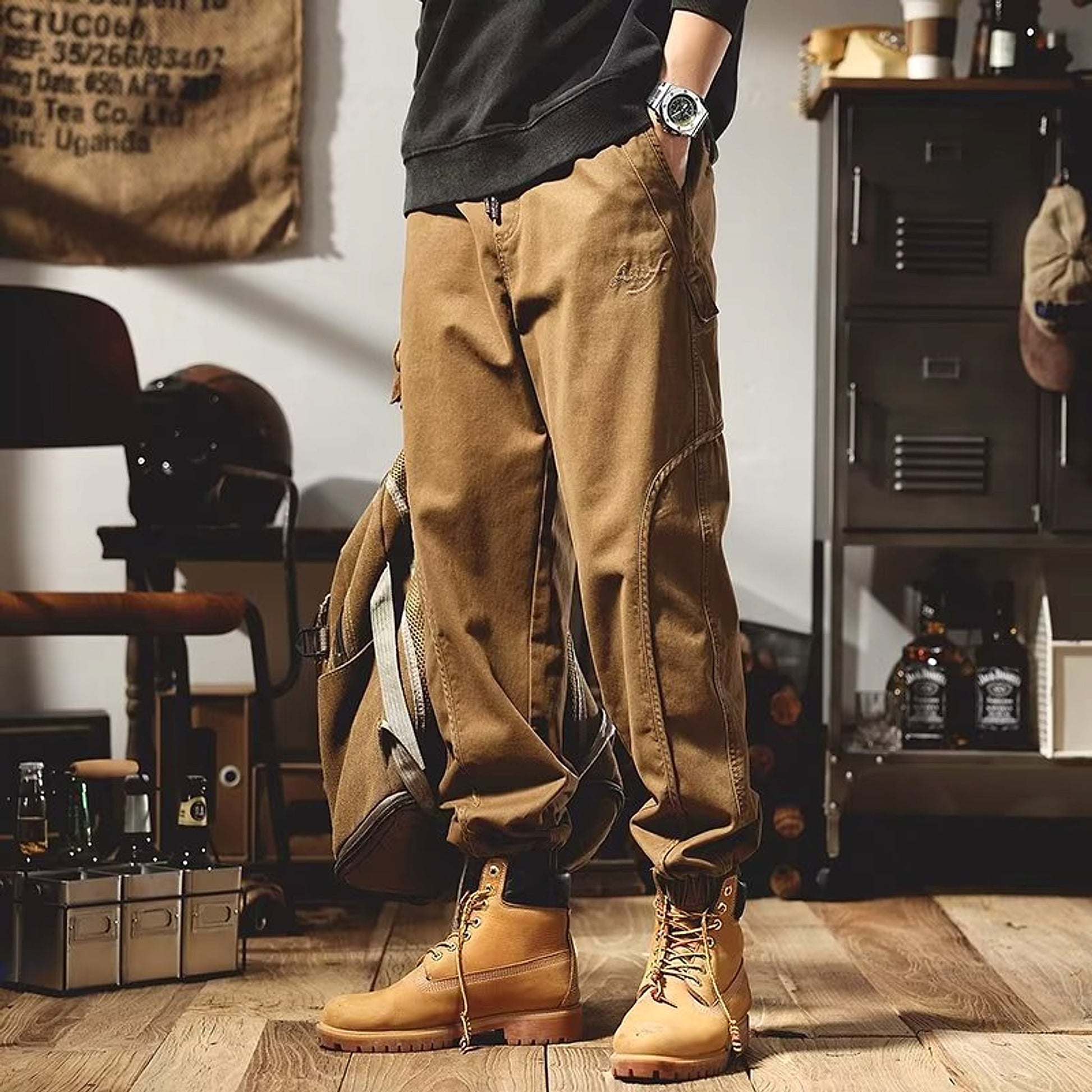 Loose Graceful Casual Pants Men - enhanced image 6
