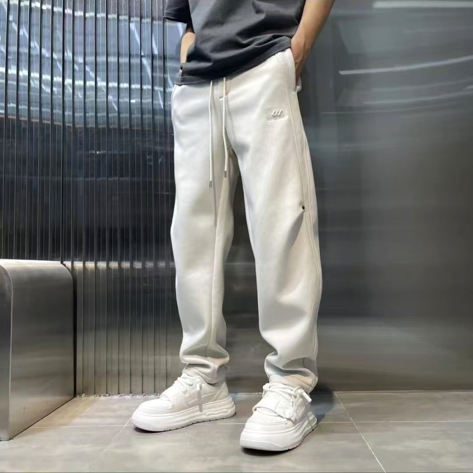 Loose Straight Track Sweatpants Casual Long Pants Men - enhanced image 6